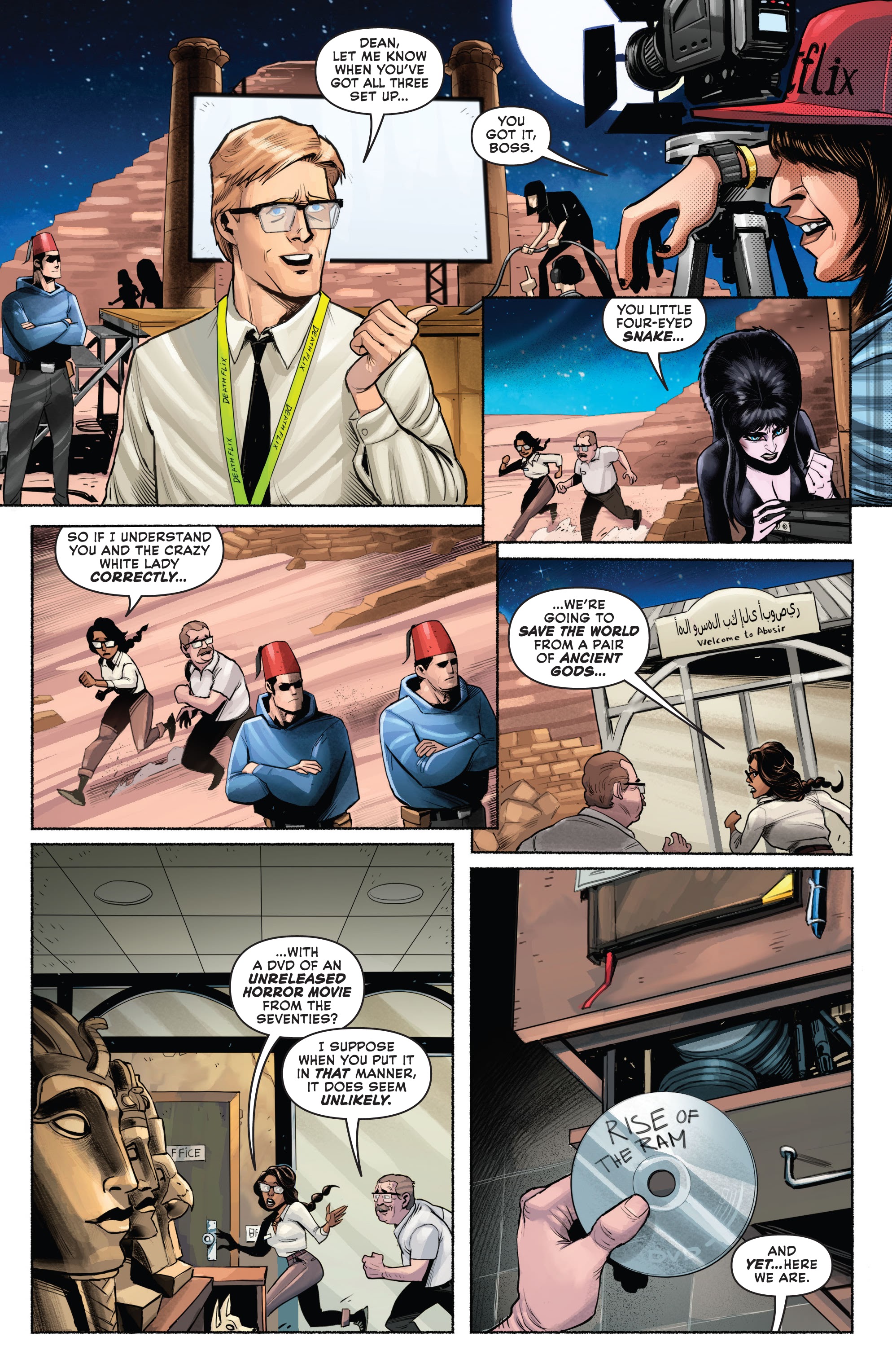 Read online Elvira Meets Vincent Price comic -  Issue #4 - 9