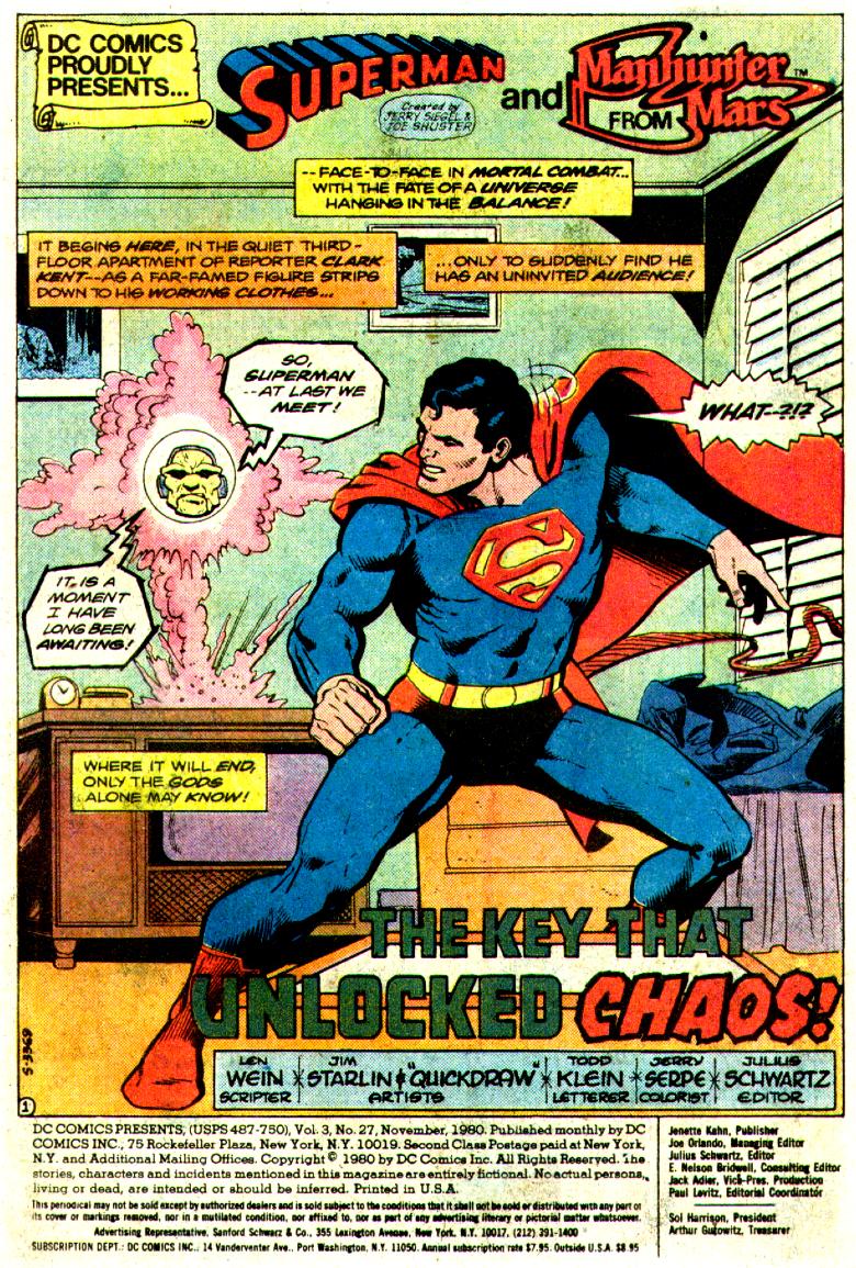Read online DC Comics Presents comic -  Issue #27 - 2