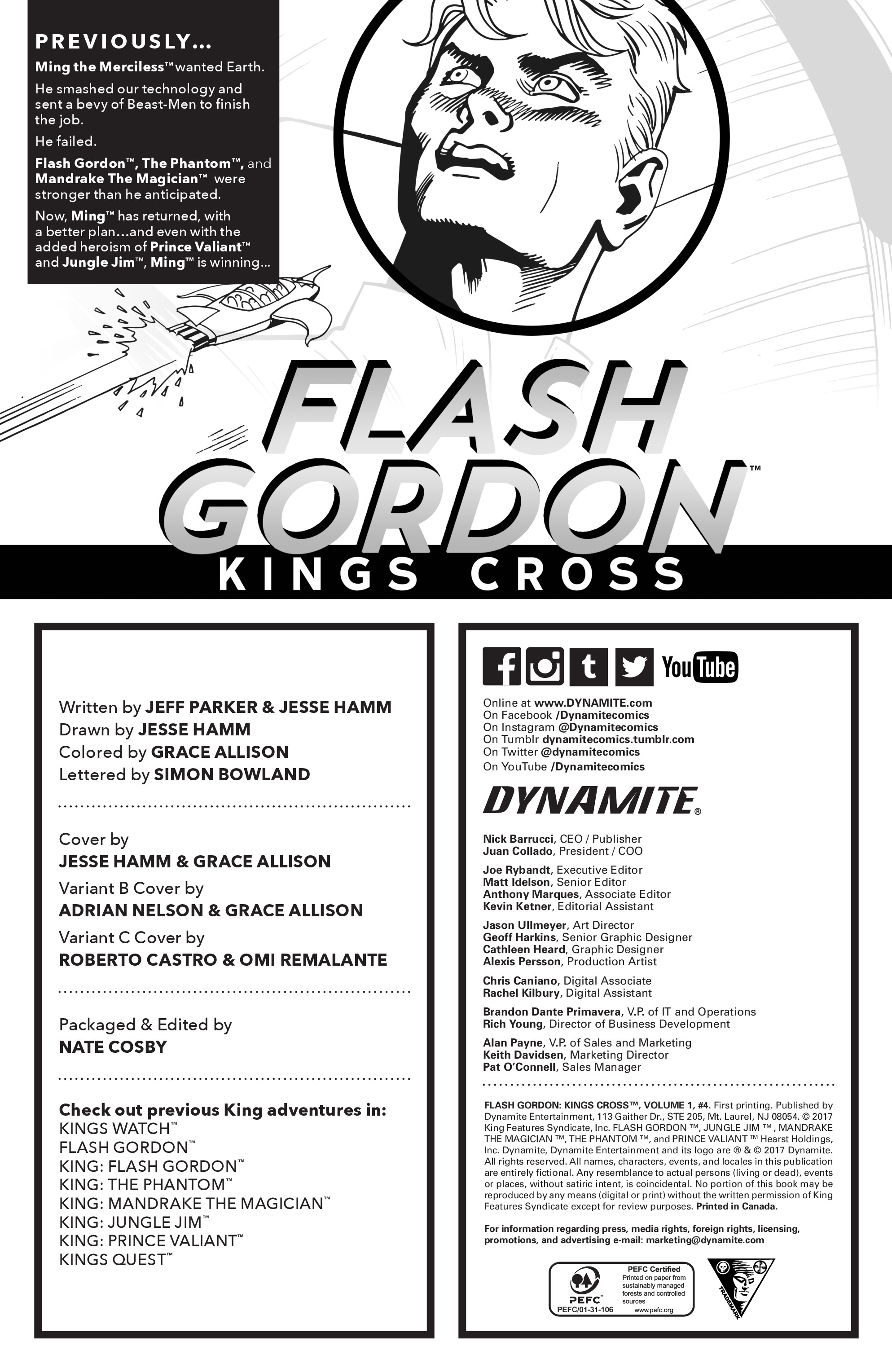 Read online Flash Gordon: Kings Cross comic -  Issue #4 - 4