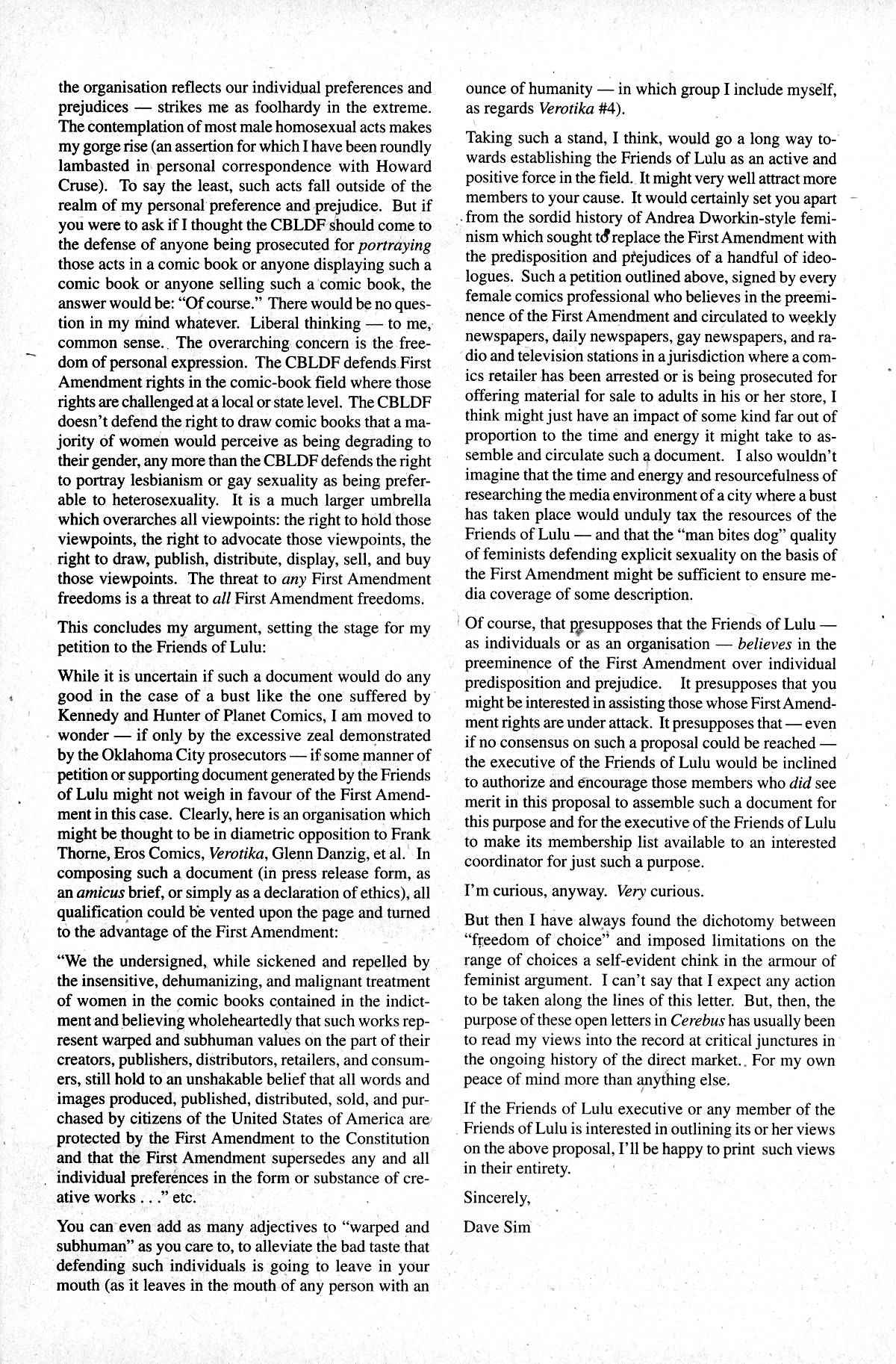 Read online Cerebus comic -  Issue #203 - 25