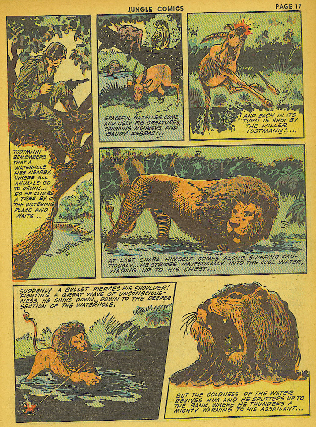 Read online Jungle Comics comic -  Issue #41 - 19