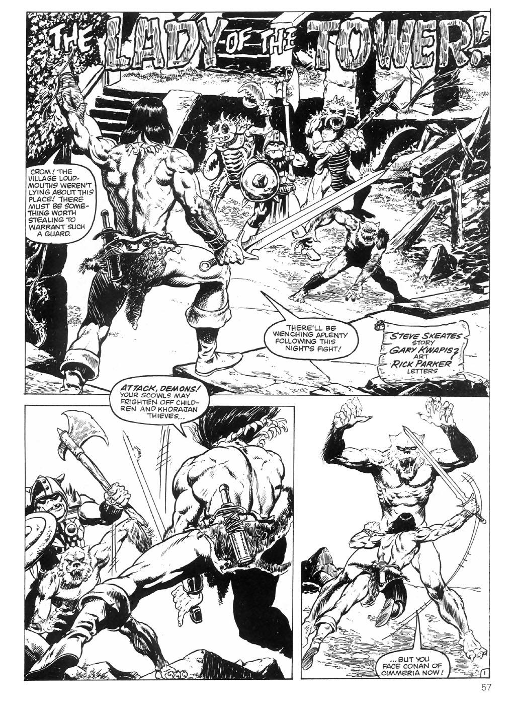 Read online The Savage Sword Of Conan comic -  Issue #98 - 57