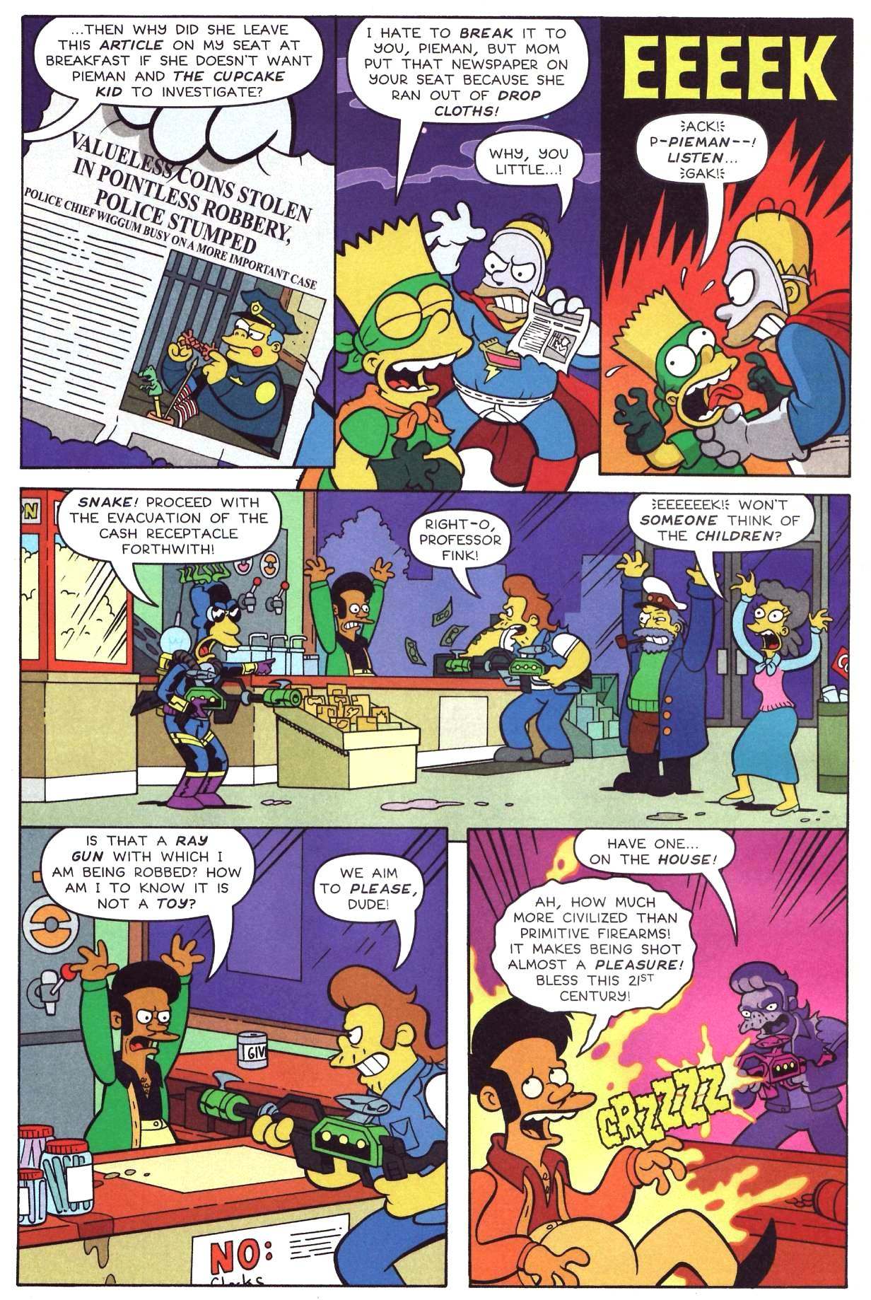 Read online Bongo Comics Presents Simpsons Super Spectacular comic -  Issue #5 - 4