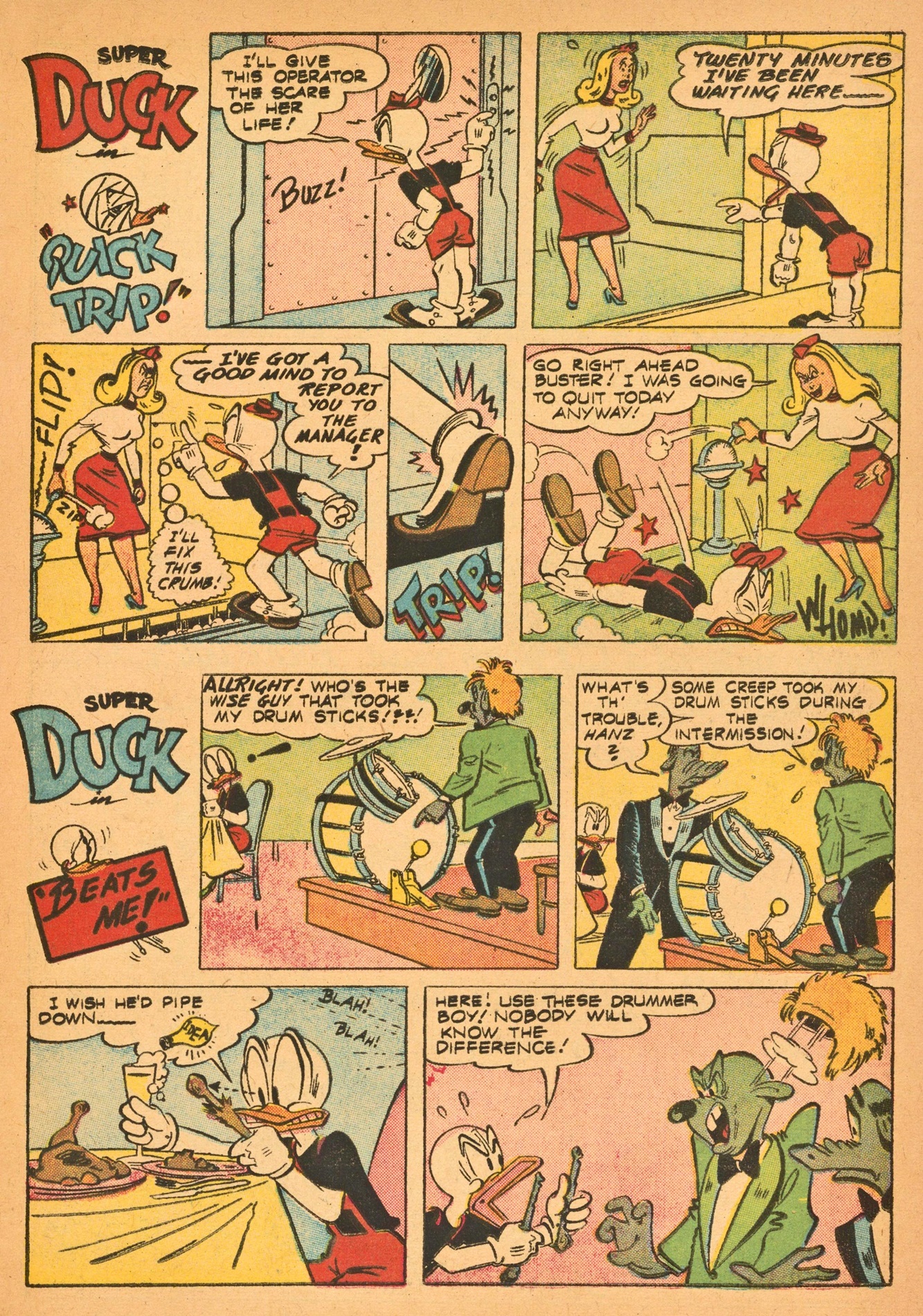 Read online Super Duck Comics comic -  Issue #63 - 17