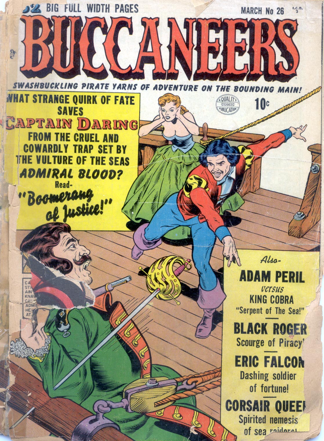 Read online Buccaneers comic -  Issue #26 - 1