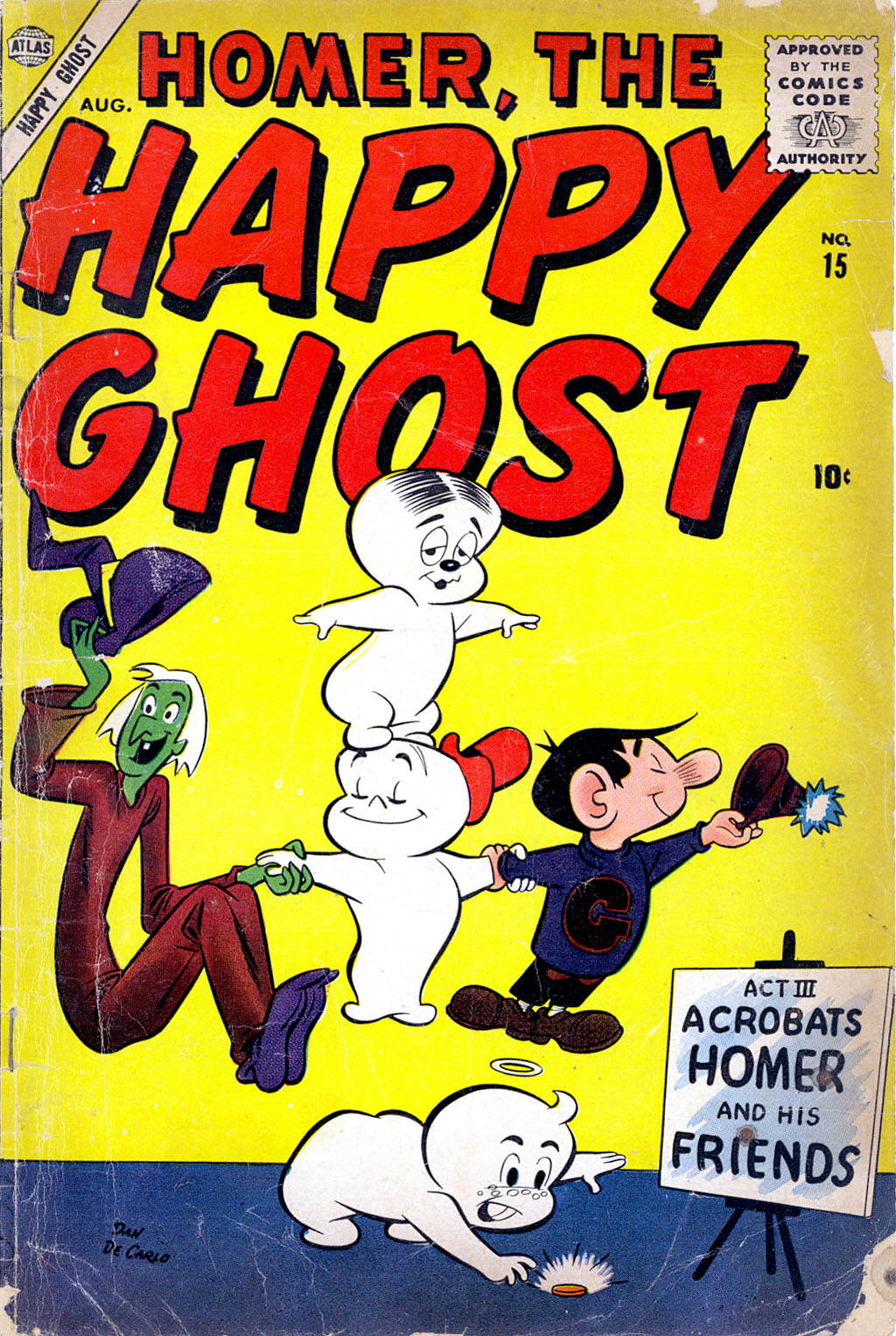 Read online Homer, the Happy Ghost comic -  Issue #15 - 1