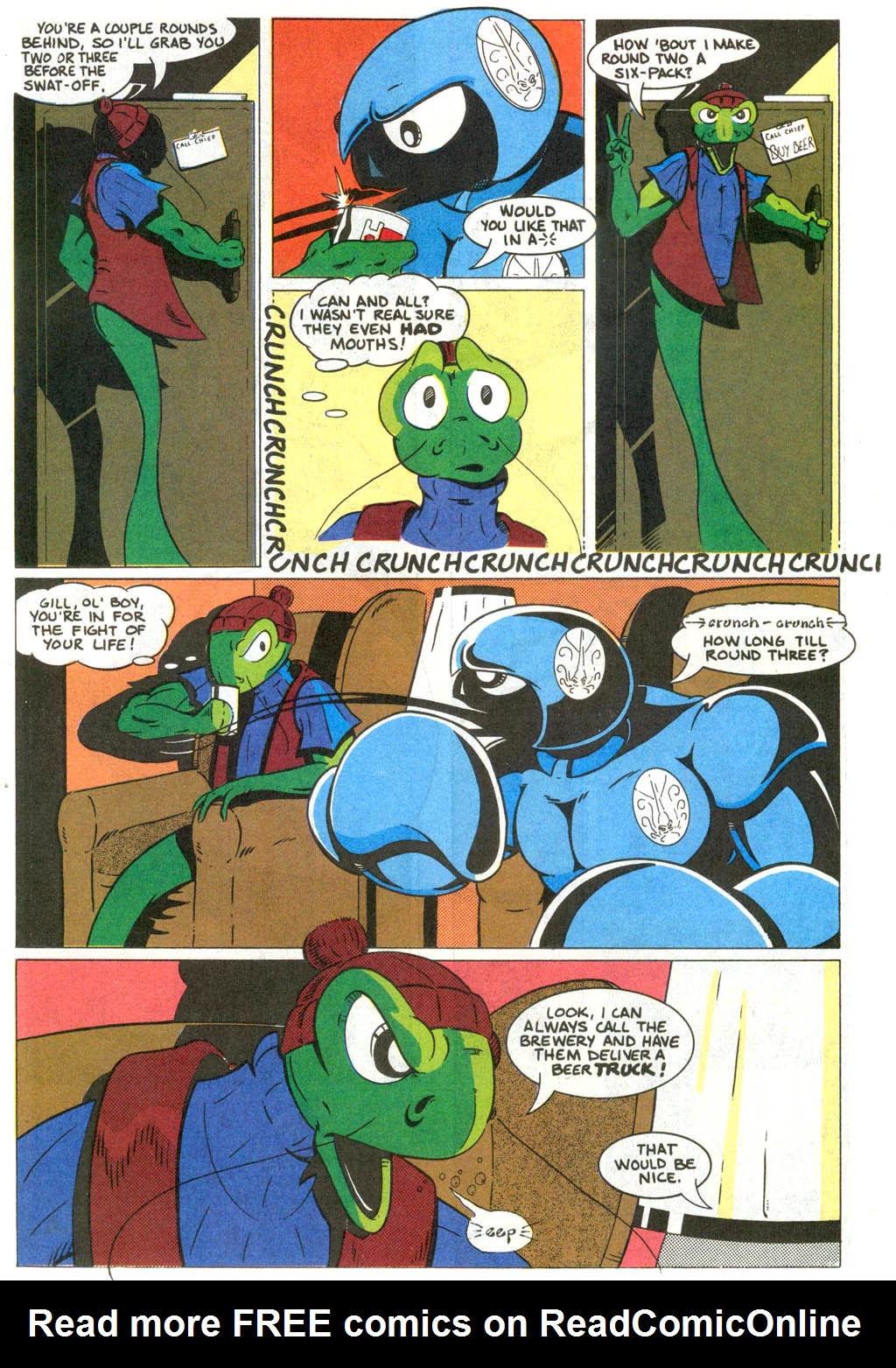 Read online Fish Police comic -  Issue #5 - 18