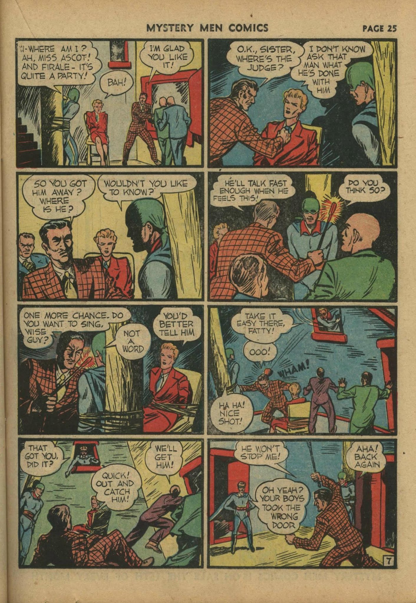 Read online Mystery Men Comics comic -  Issue #19 - 27