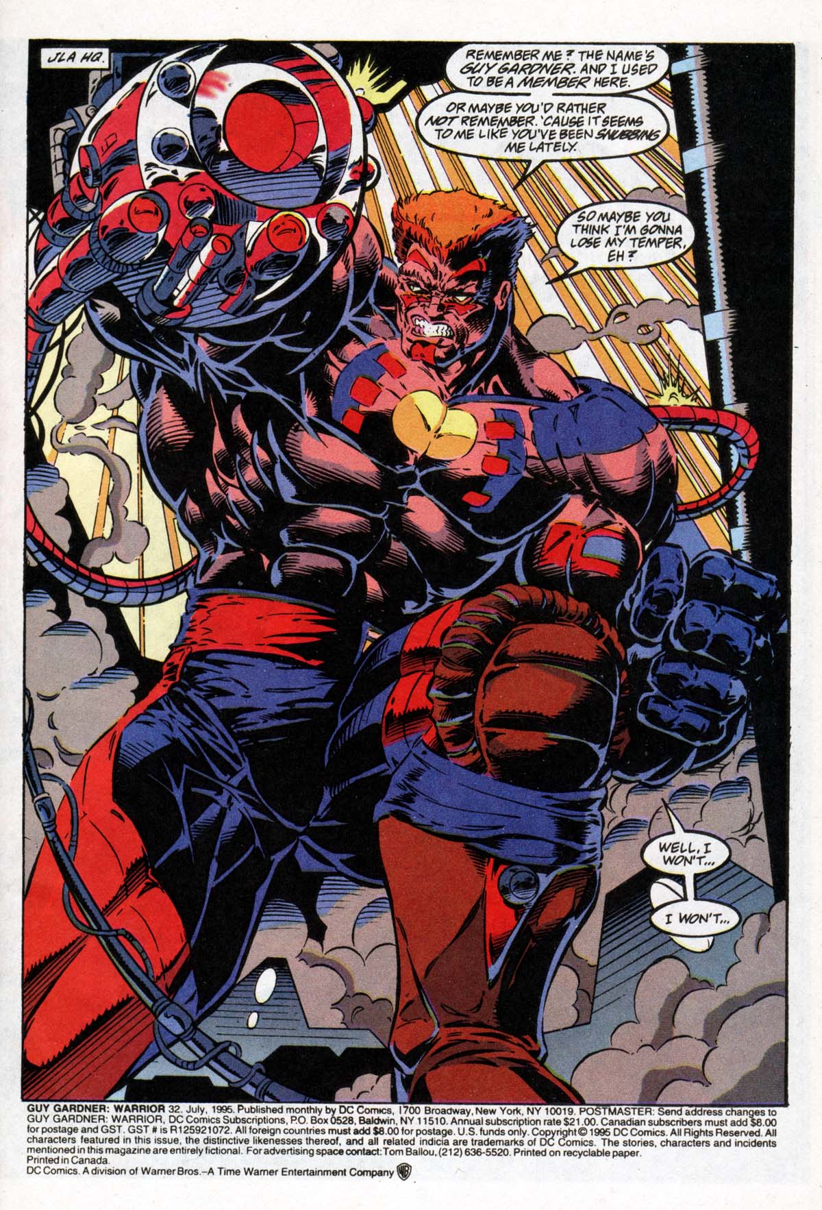 Read online Justice League America comic -  Issue #100b - 2