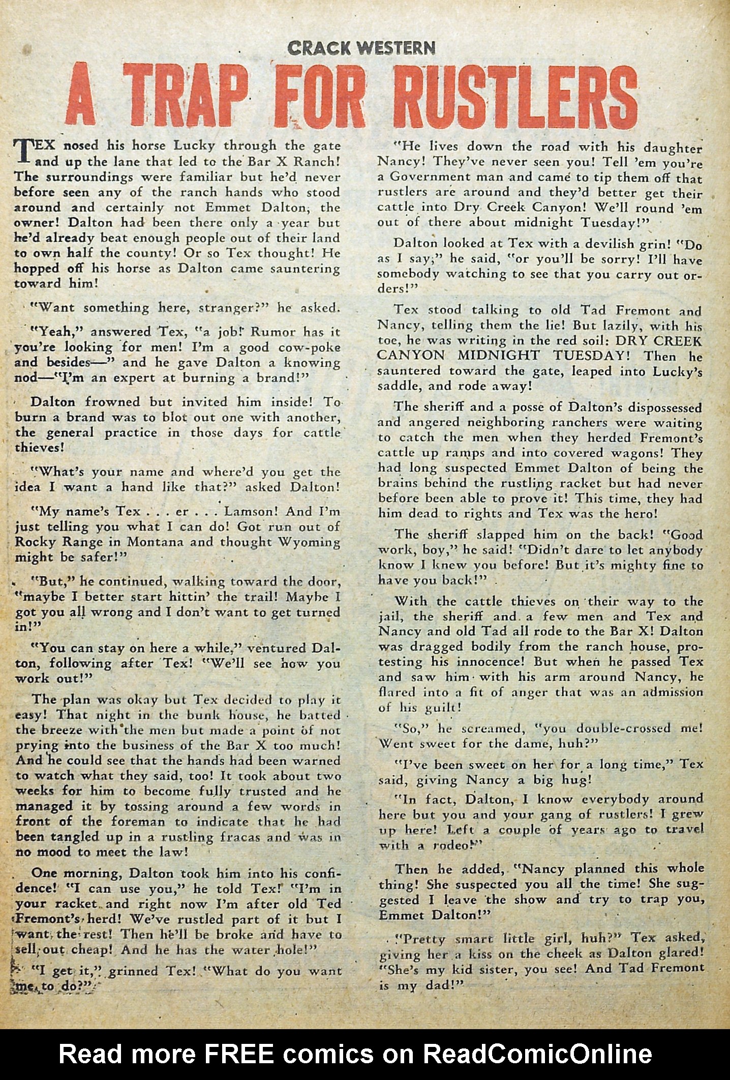 Read online Crack Western comic -  Issue #75 - 26