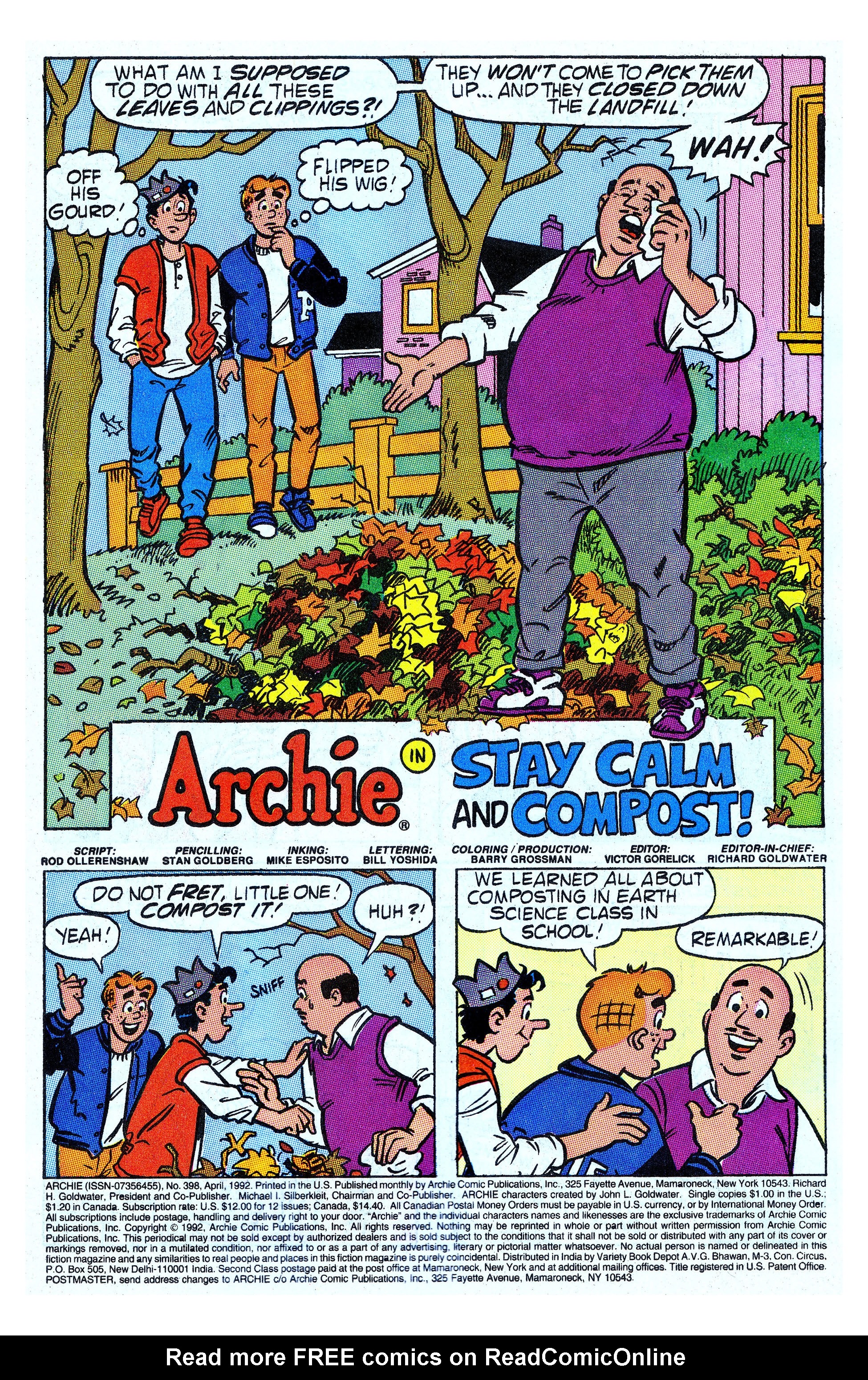Read online Archie (1960) comic -  Issue #398 - 2
