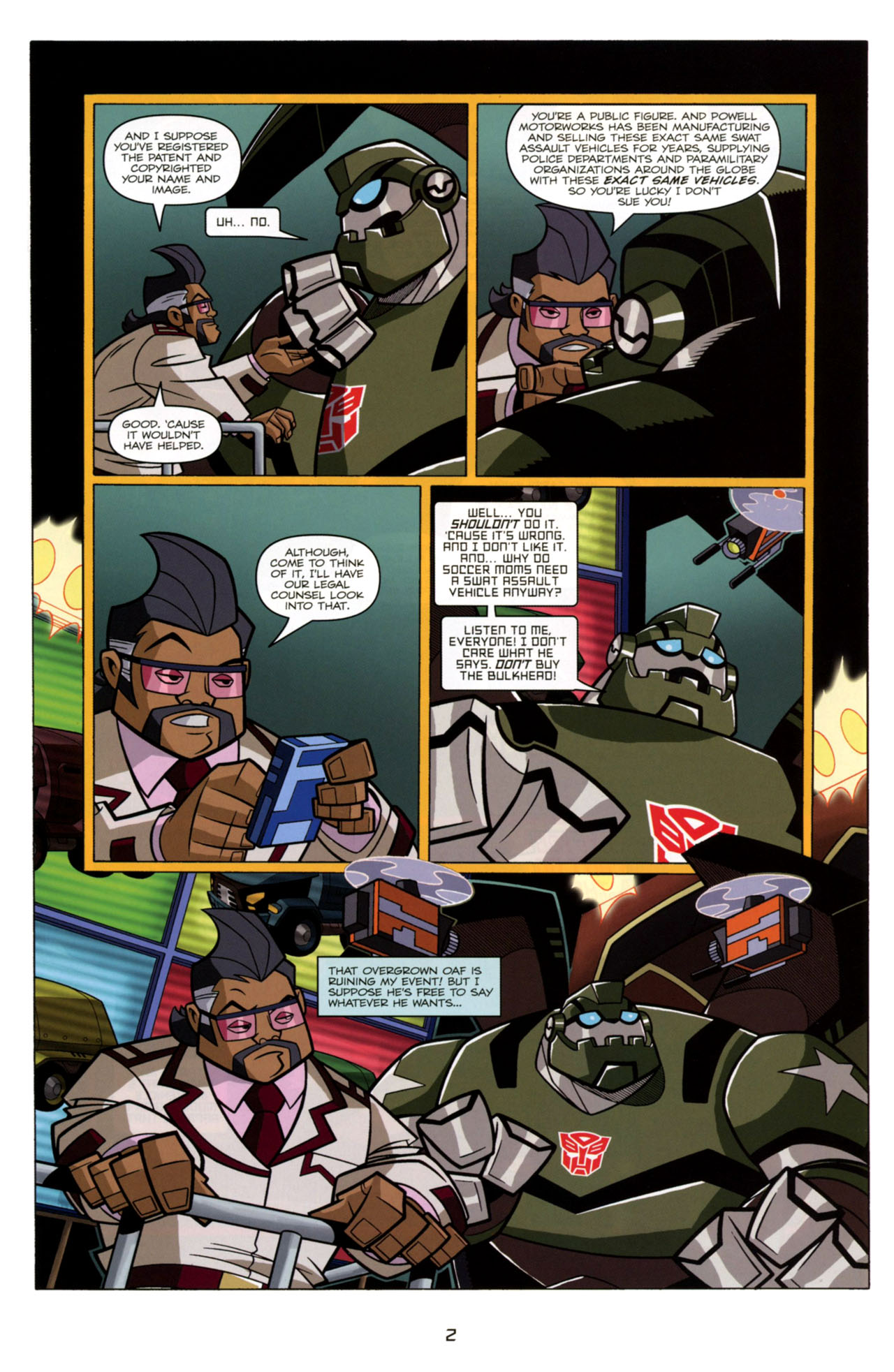 Read online Transformers Animated: The Arrival comic -  Issue #4 - 5