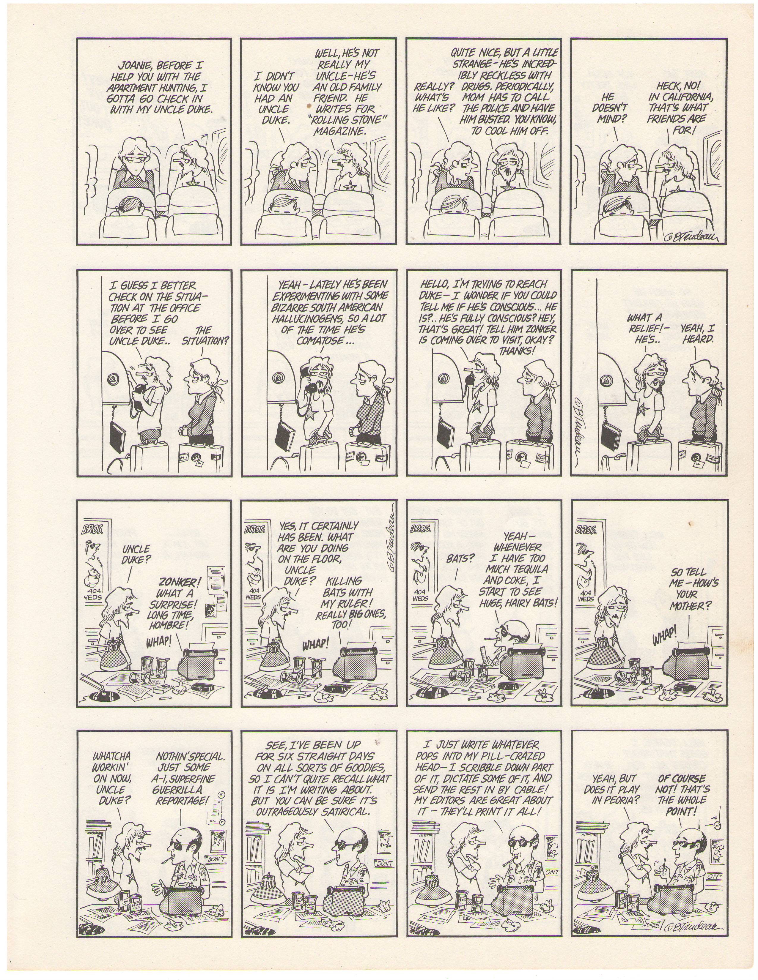 Read online The Doonesbury Chronicles comic -  Issue # TPB (Part 2) - 81