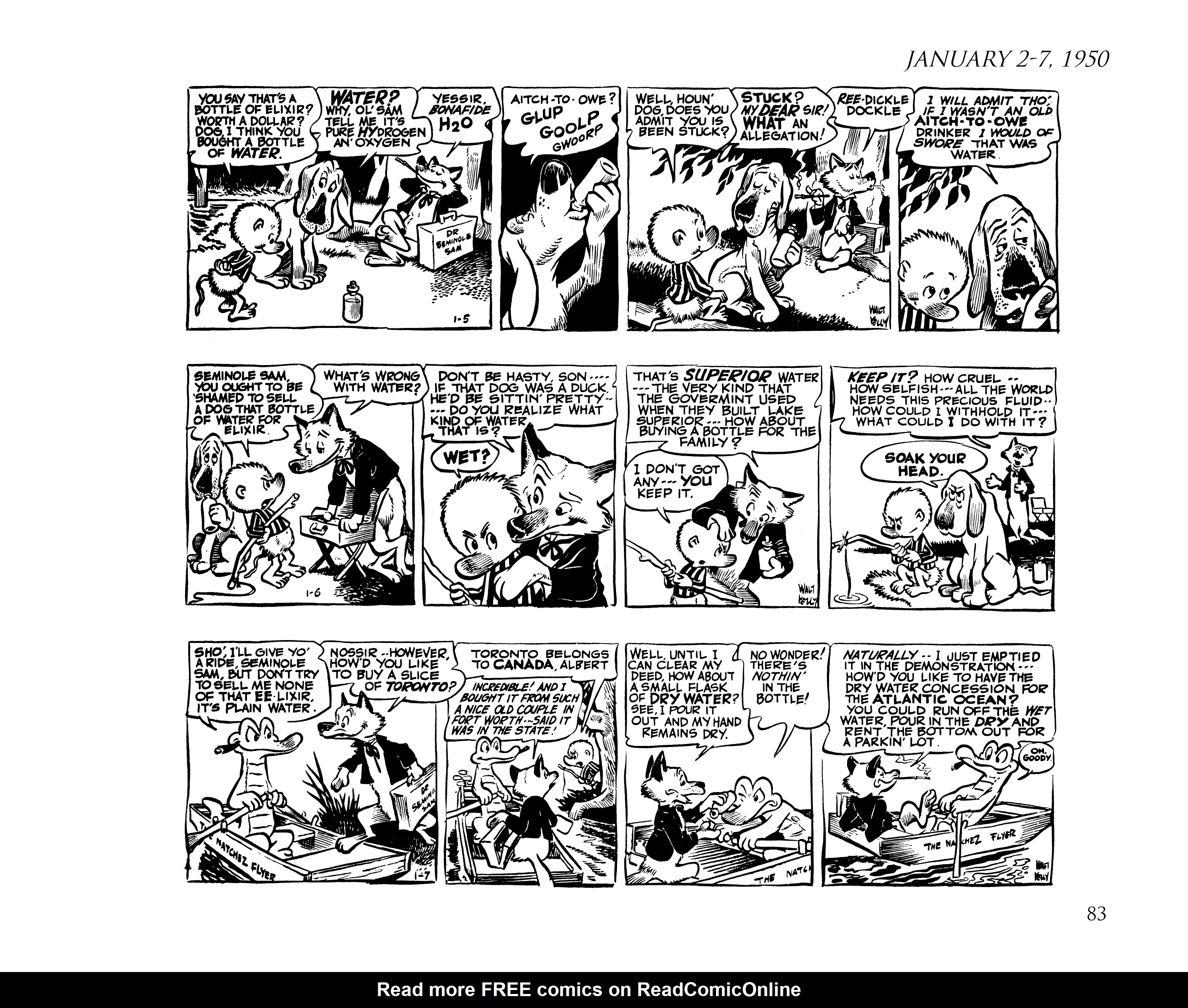 Read online Pogo by Walt Kelly: The Complete Syndicated Comic Strips comic -  Issue # TPB 1 (Part 2) - 1