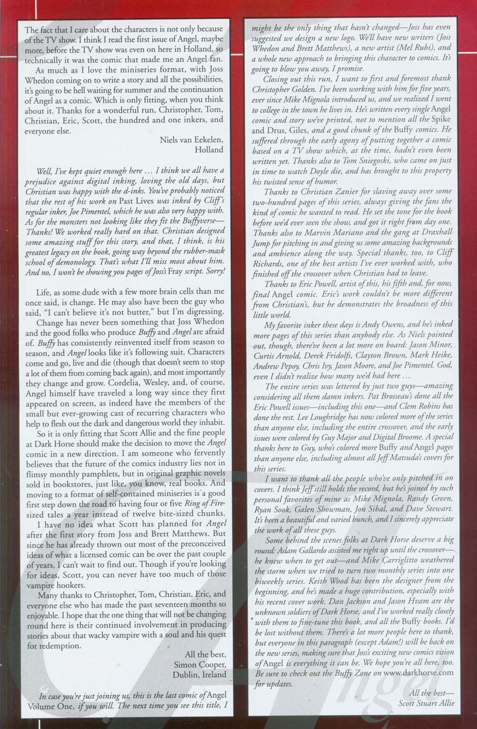 Read online Angel (1999) comic -  Issue #17 - 26