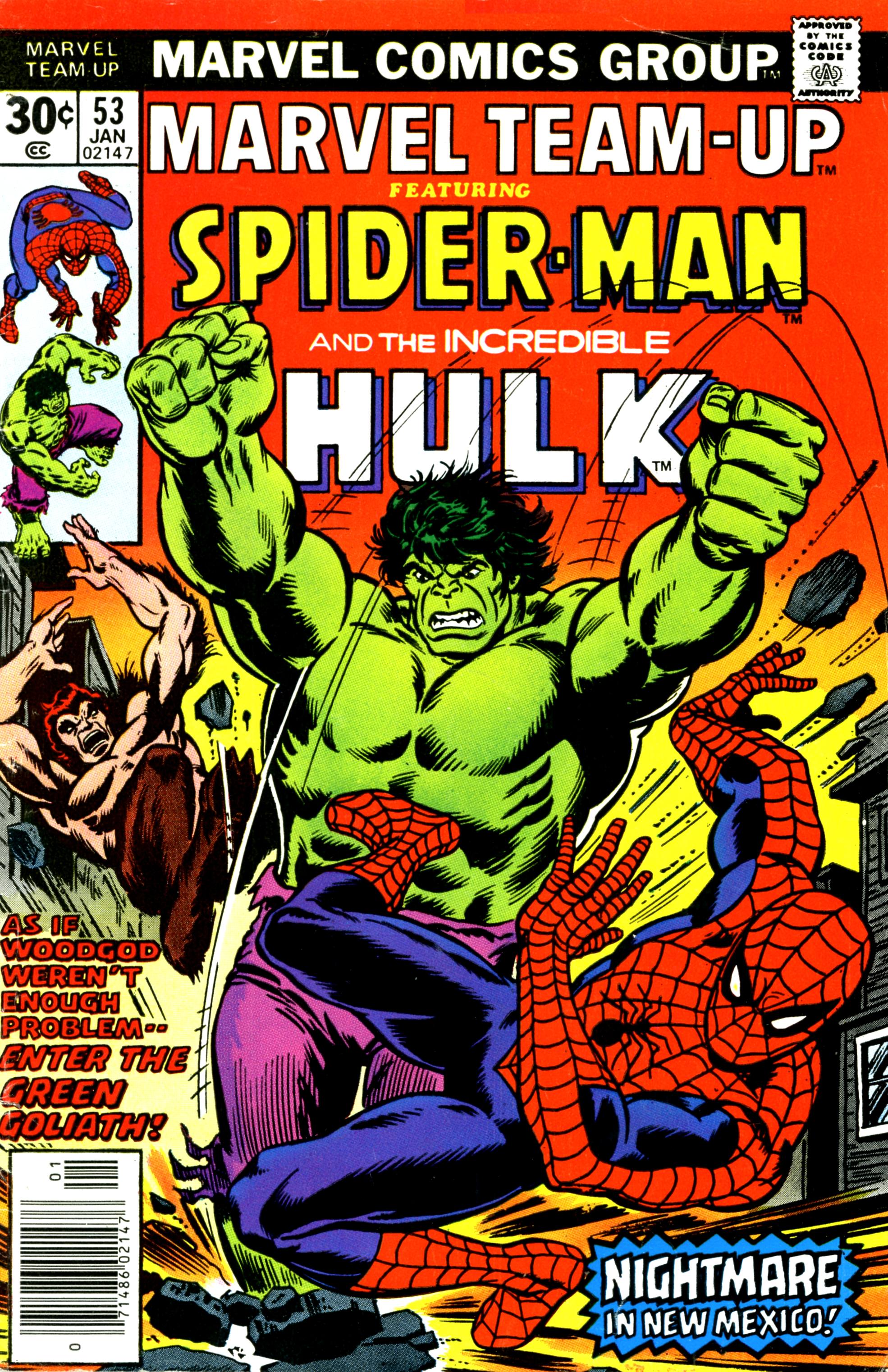 Read online Marvel Team-Up (1972) comic -  Issue #53 - 1