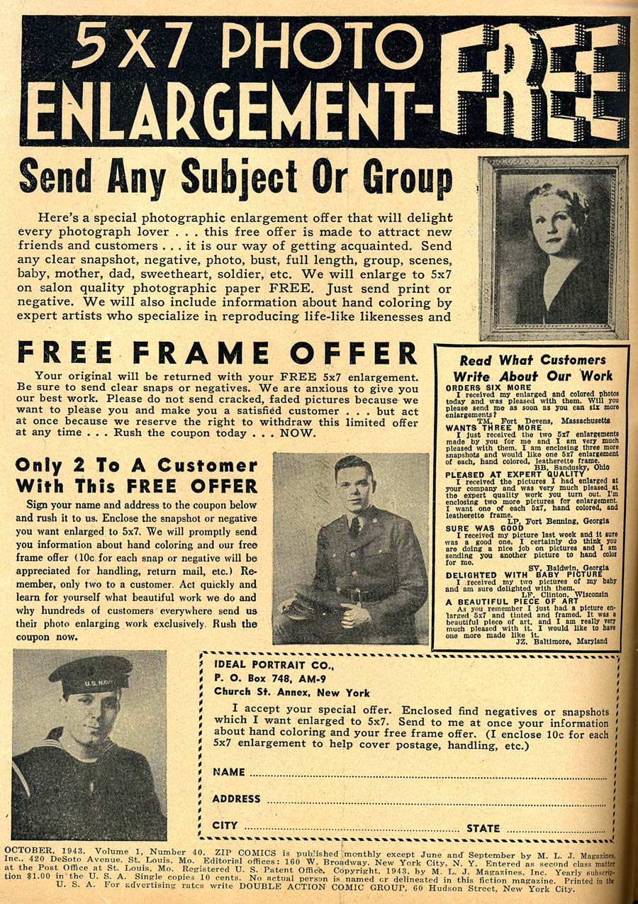 Read online Zip Comics comic -  Issue #40 - 2