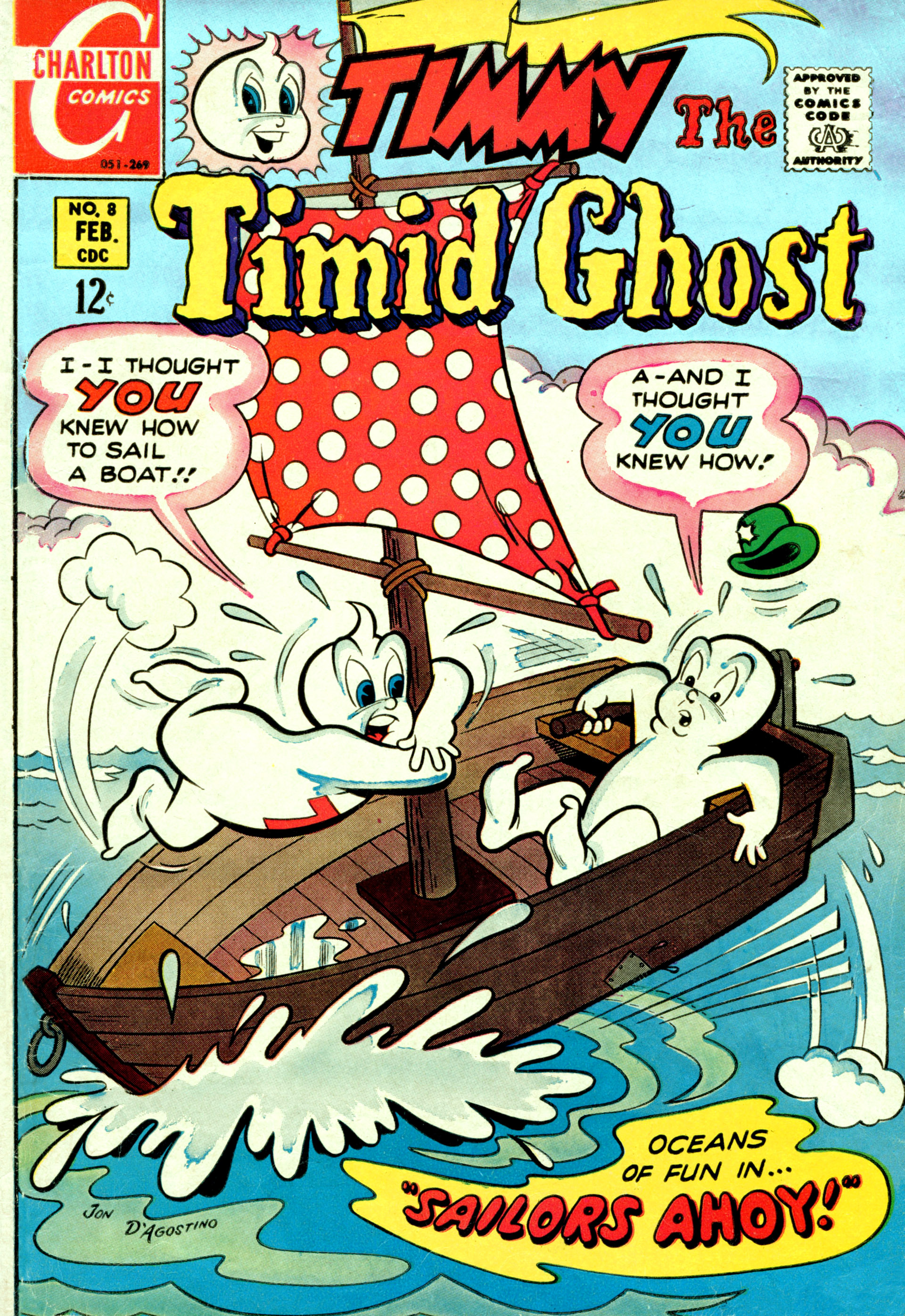 Read online Timmy the Timid Ghost comic -  Issue #8 - 1