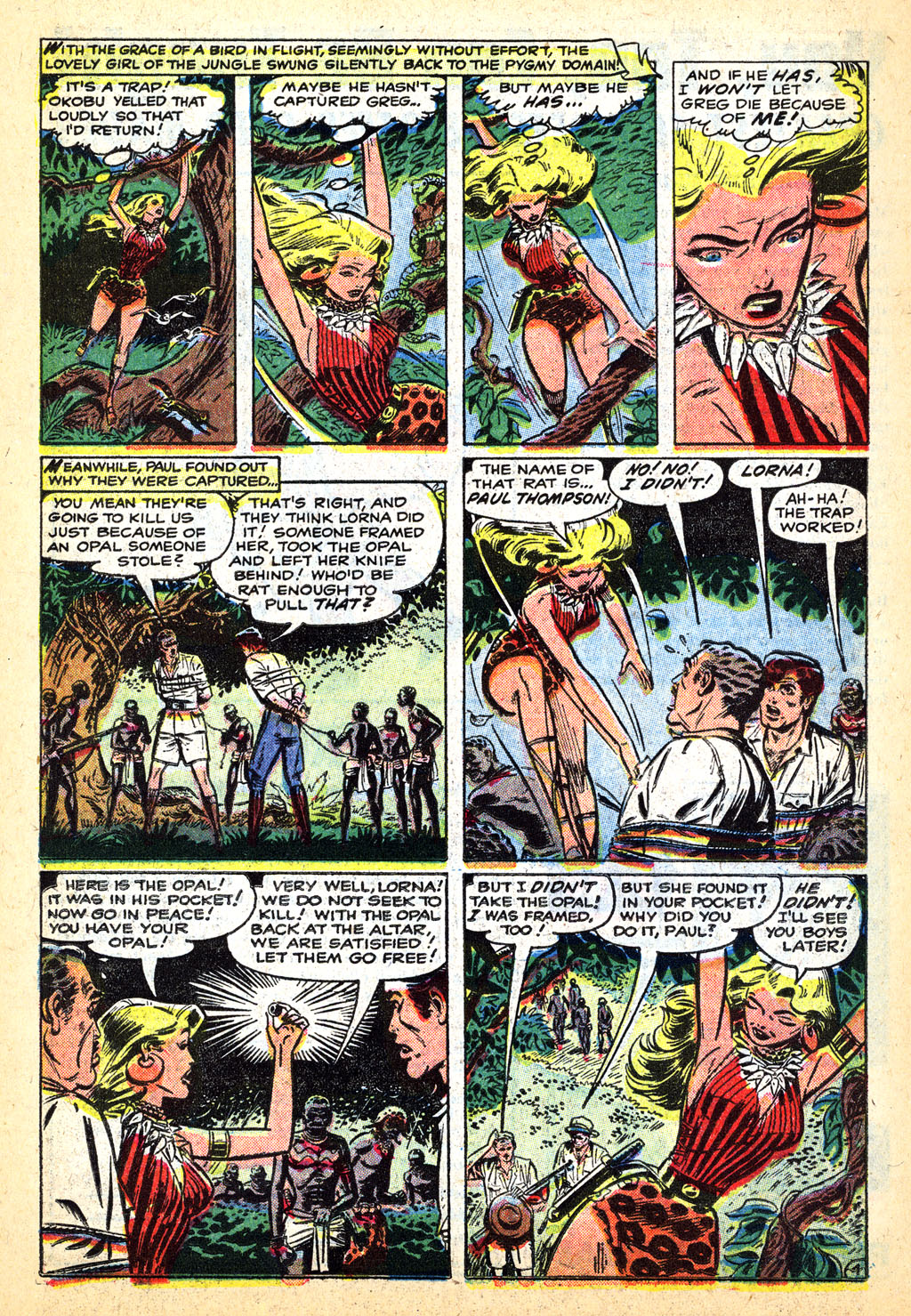 Read online Lorna, The Jungle Girl comic -  Issue #12 - 14
