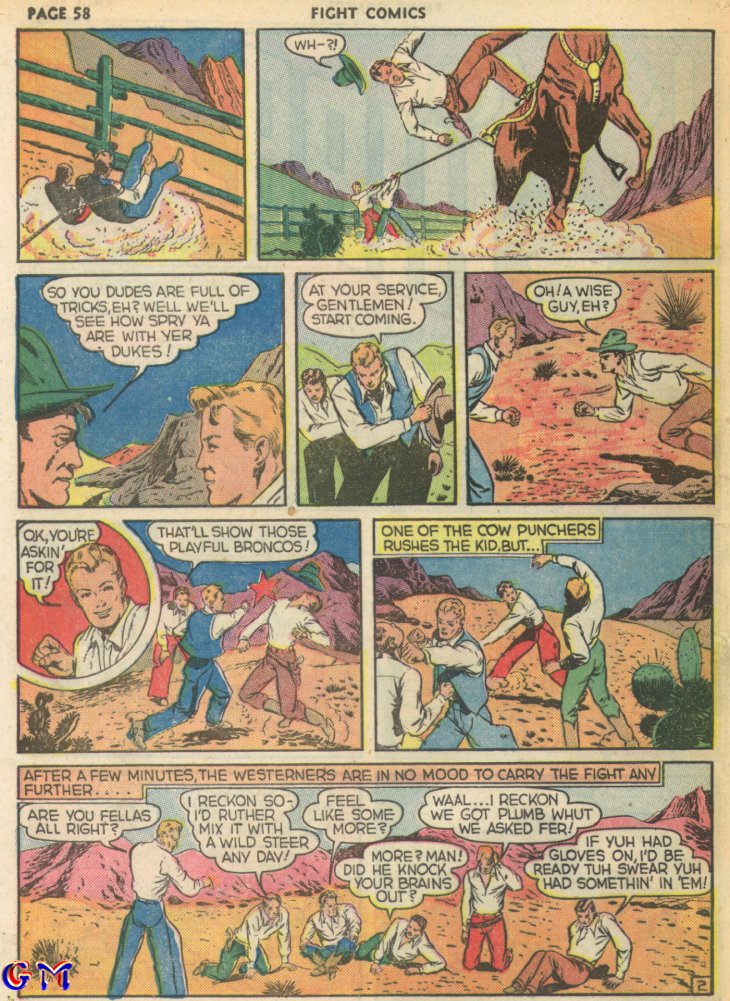 Read online Fight Comics comic -  Issue #5 - 61