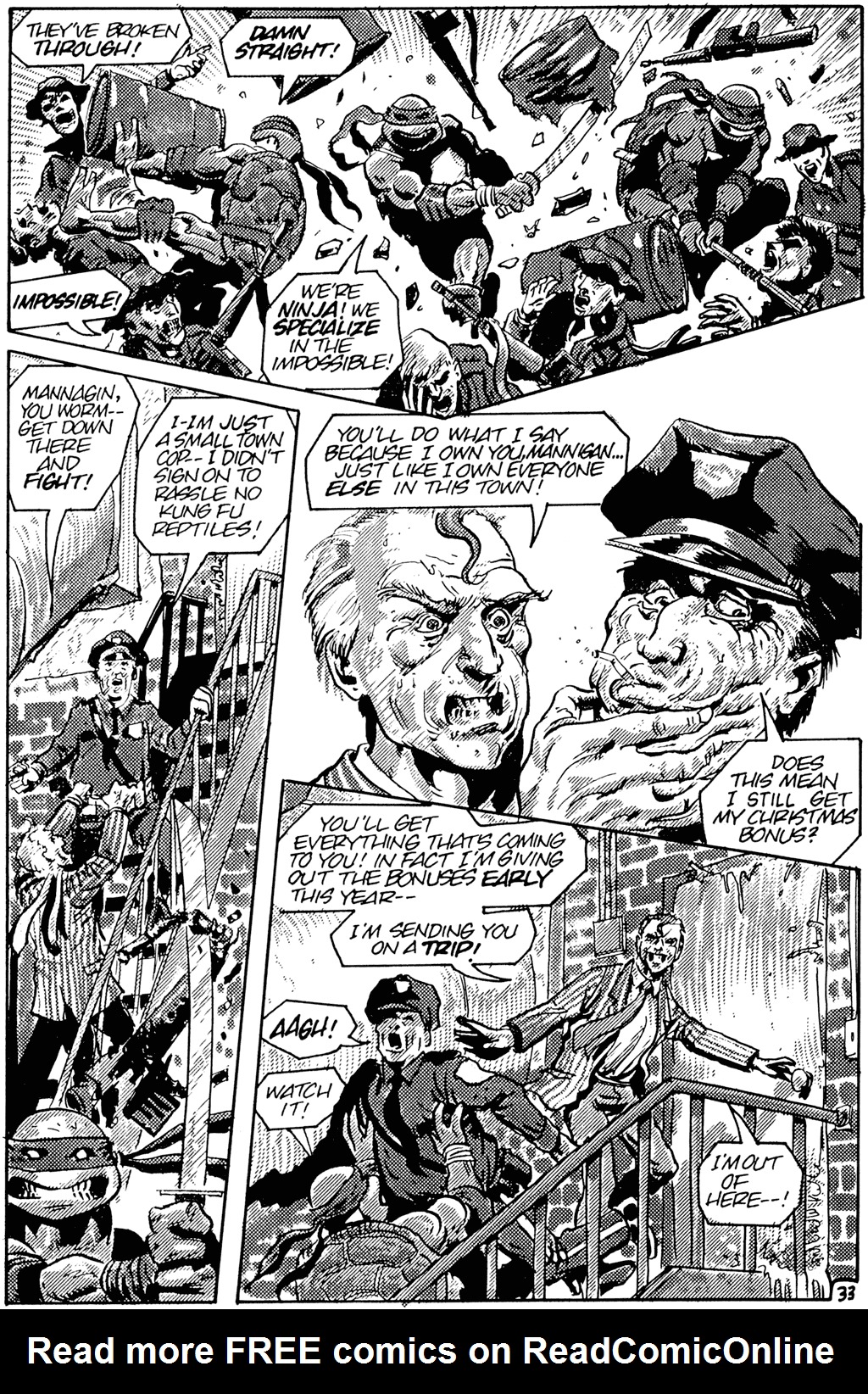 Read online Teenage Mutant Ninja Turtles (1984) comic -  Issue #25 - 35