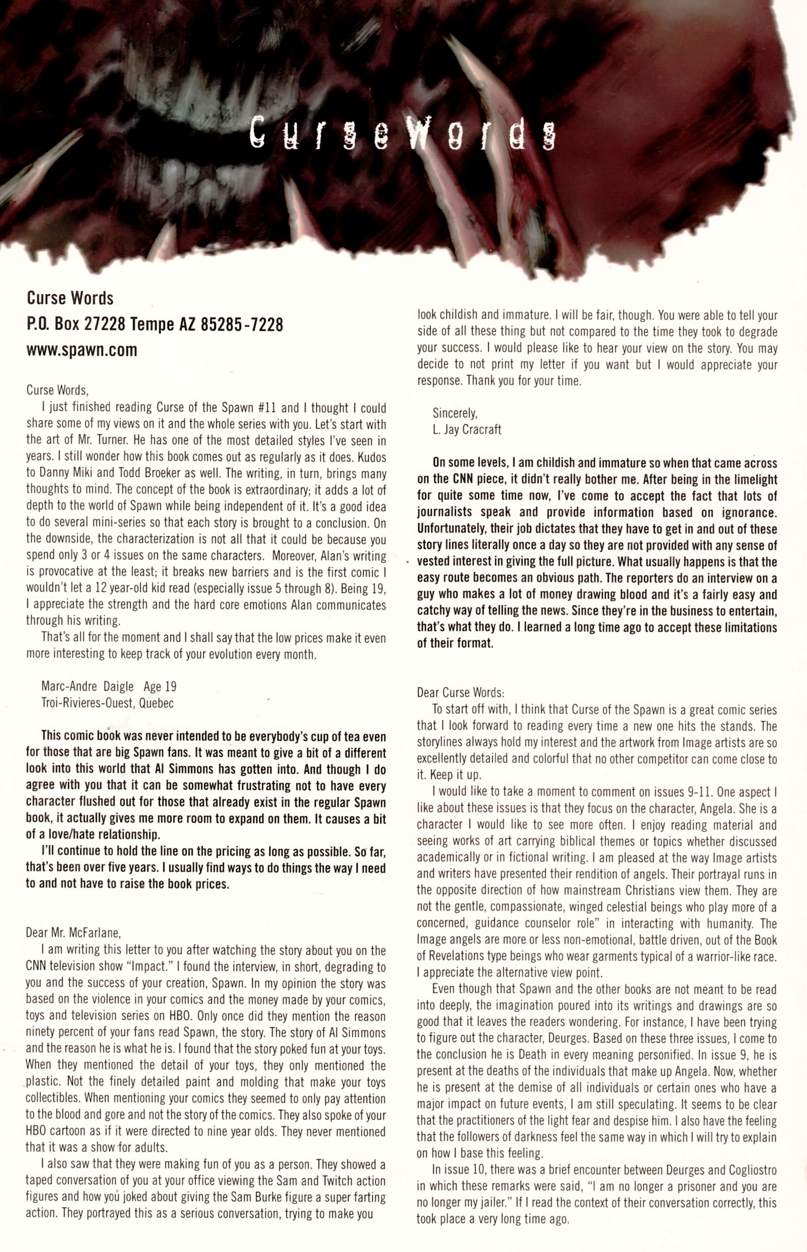 Read online Curse of the Spawn comic -  Issue #14 - 26