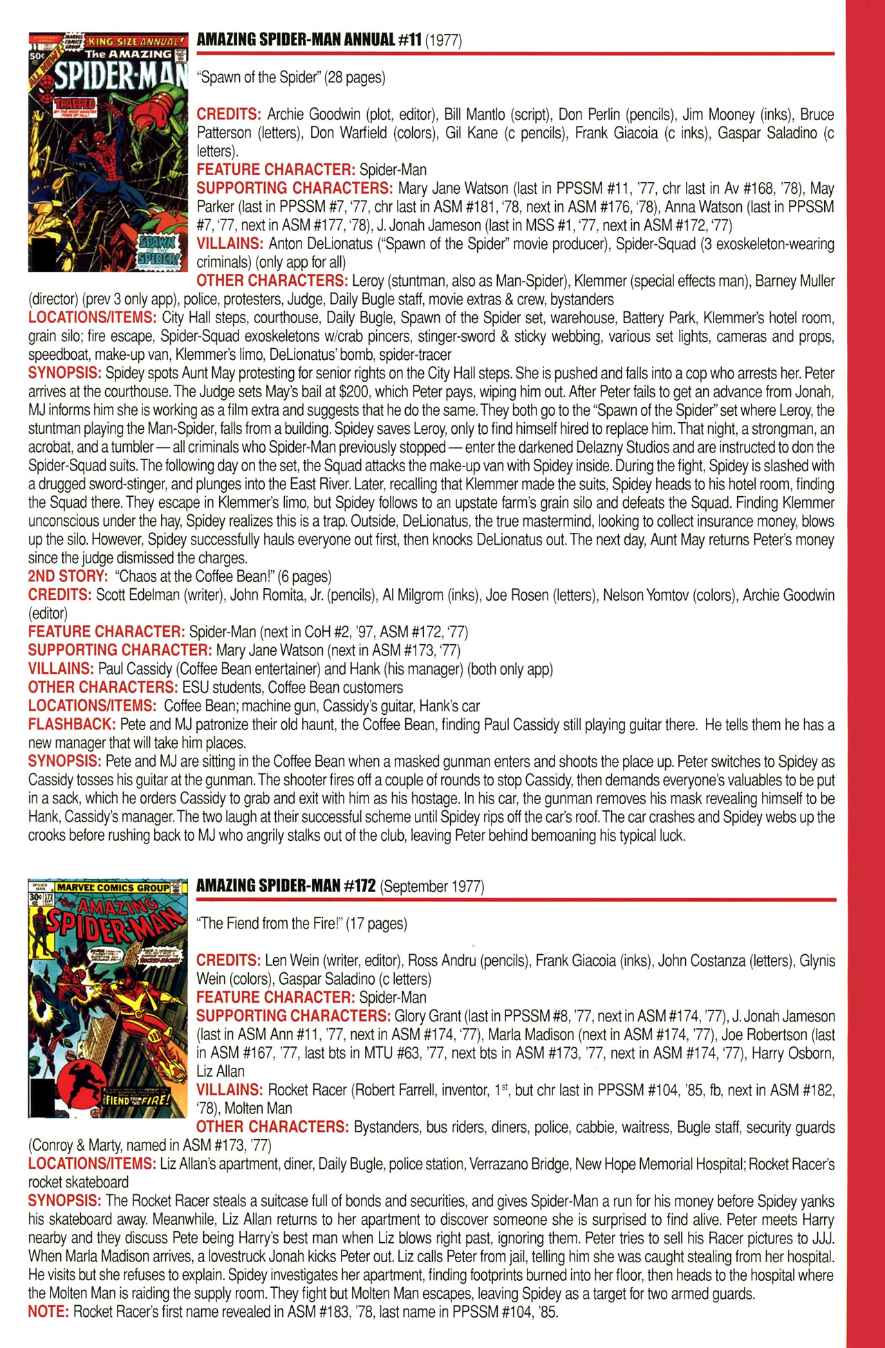 Read online Official Index to the Marvel Universe comic -  Issue #4 - 13