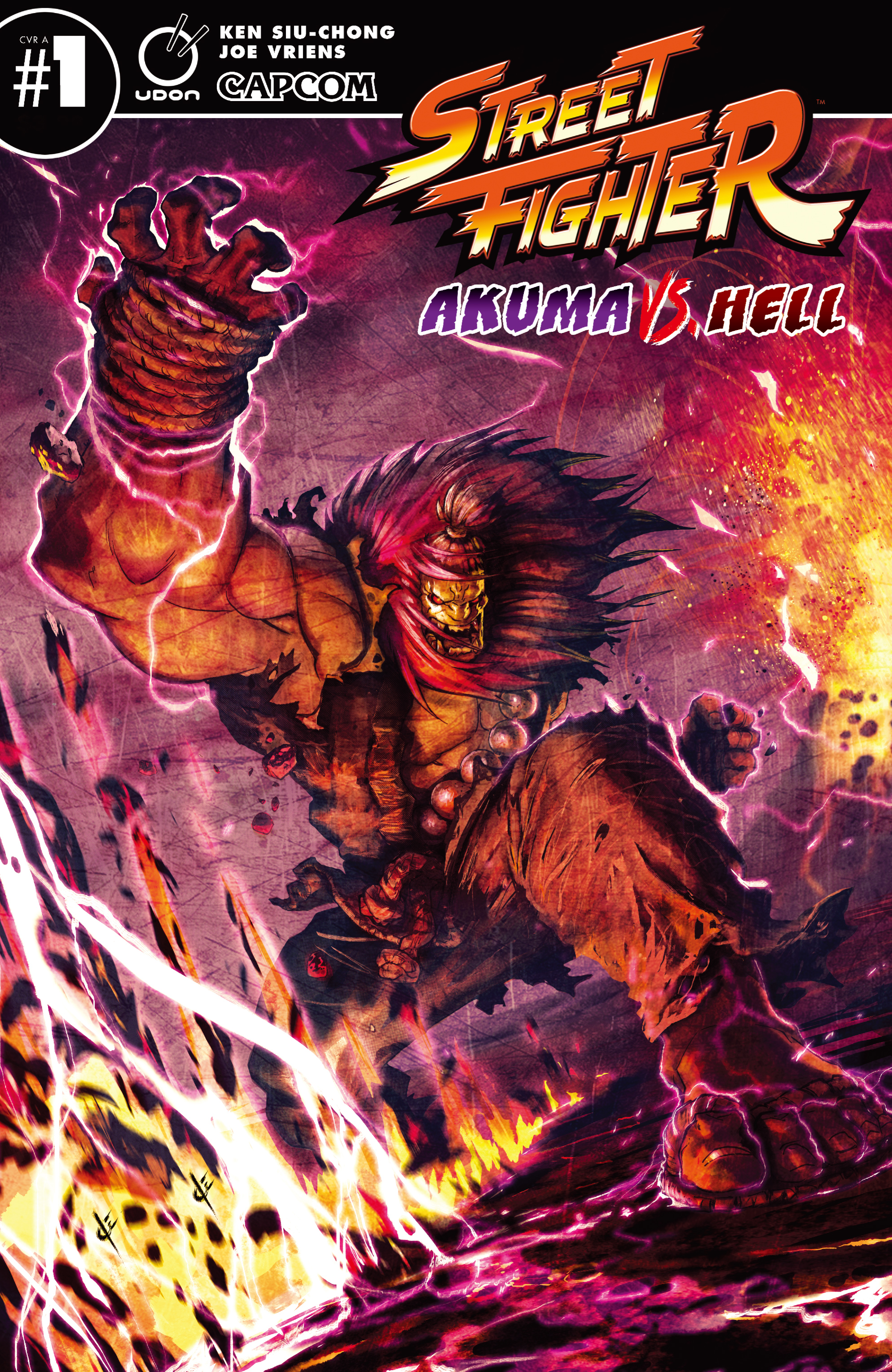 Read online Street Fighter One-shots comic -  Issue # Akuma VS Hell - 1