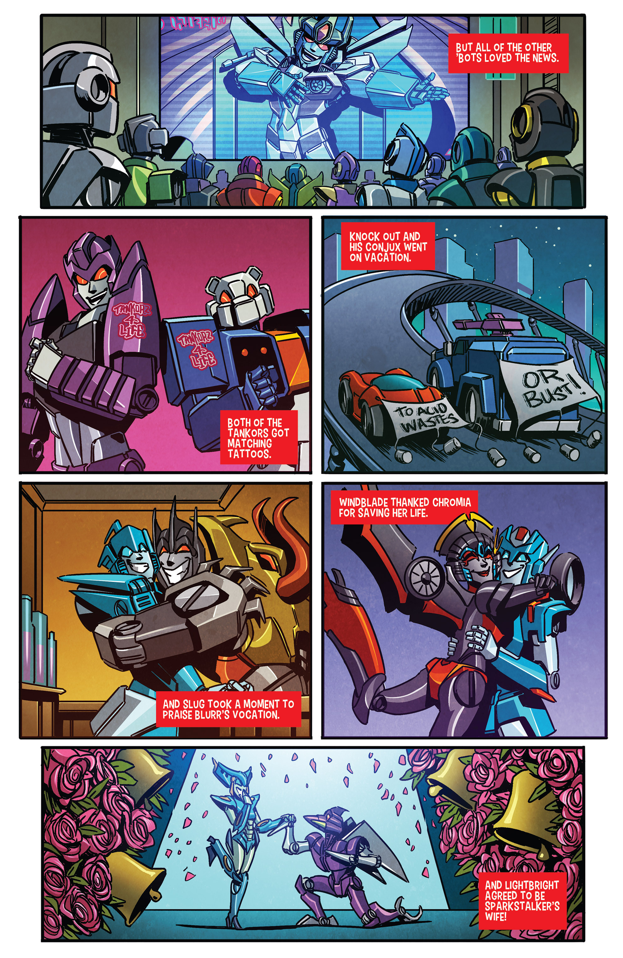 Read online Transformers: Holiday Special comic -  Issue # Full - 8