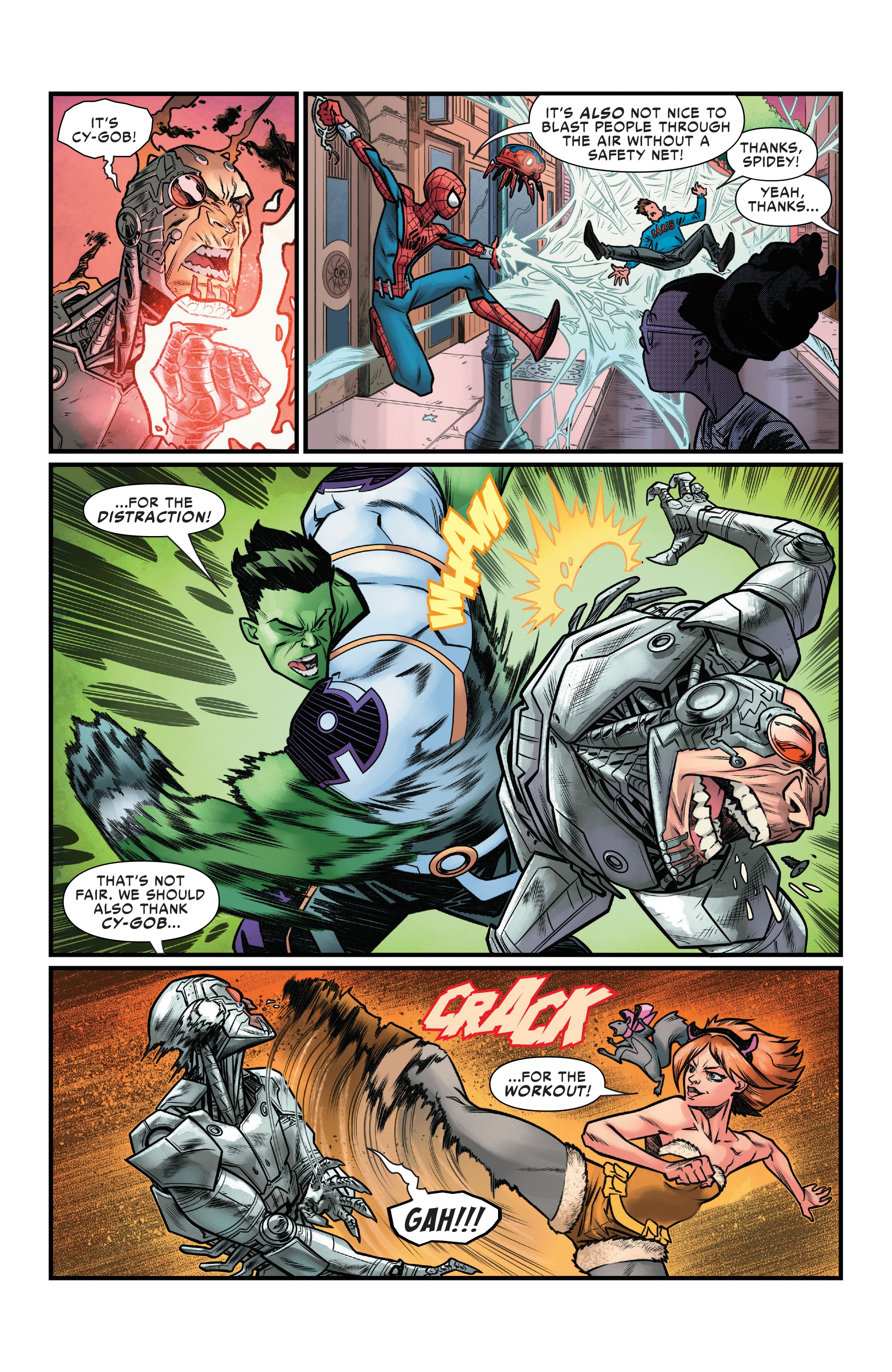 Read online W.E.B. Of Spider-Man comic -  Issue #5 - 6
