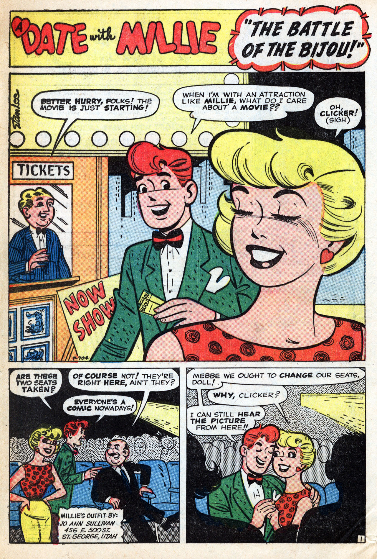 Read online A Date with Millie (1959) comic -  Issue #4 - 20