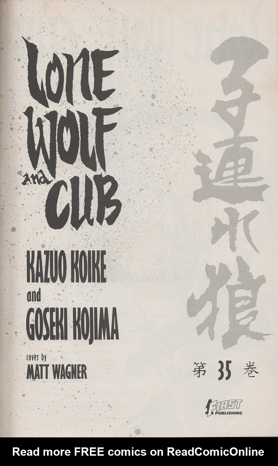 Read online Lone Wolf and Cub comic -  Issue #35 - 2