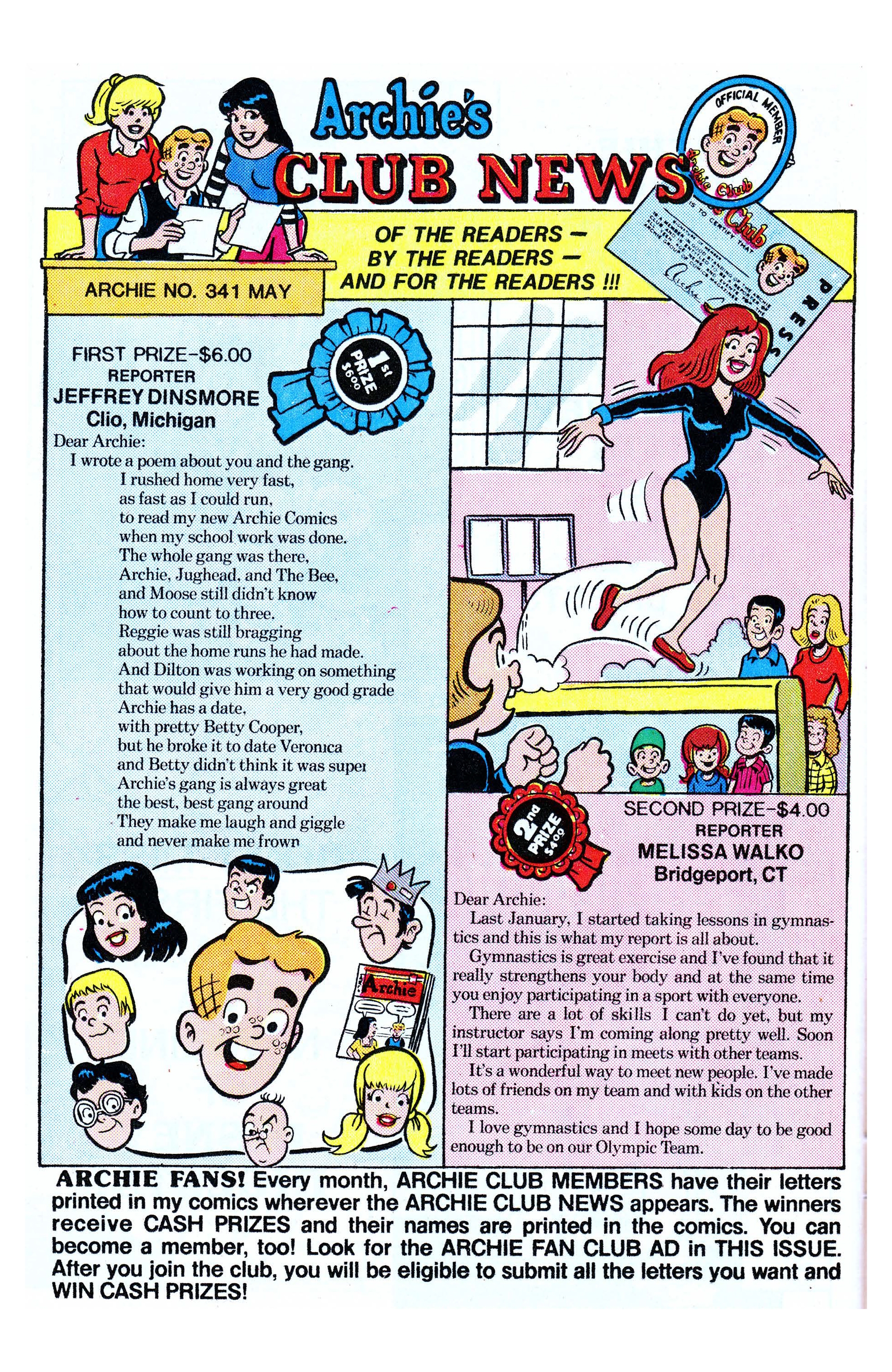 Read online Archie (1960) comic -  Issue #341 - 20
