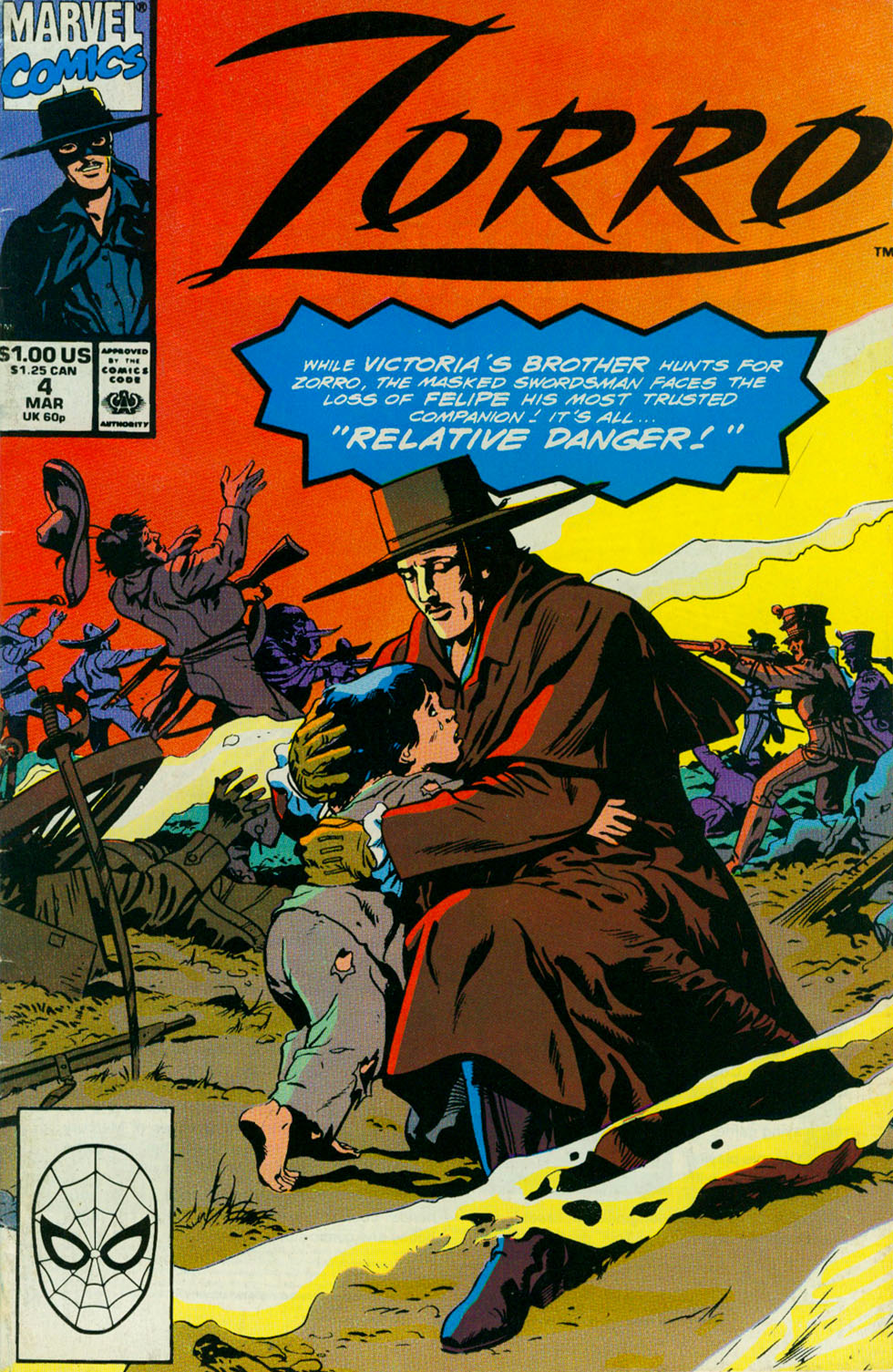 Read online Zorro (1990) comic -  Issue #4 - 1