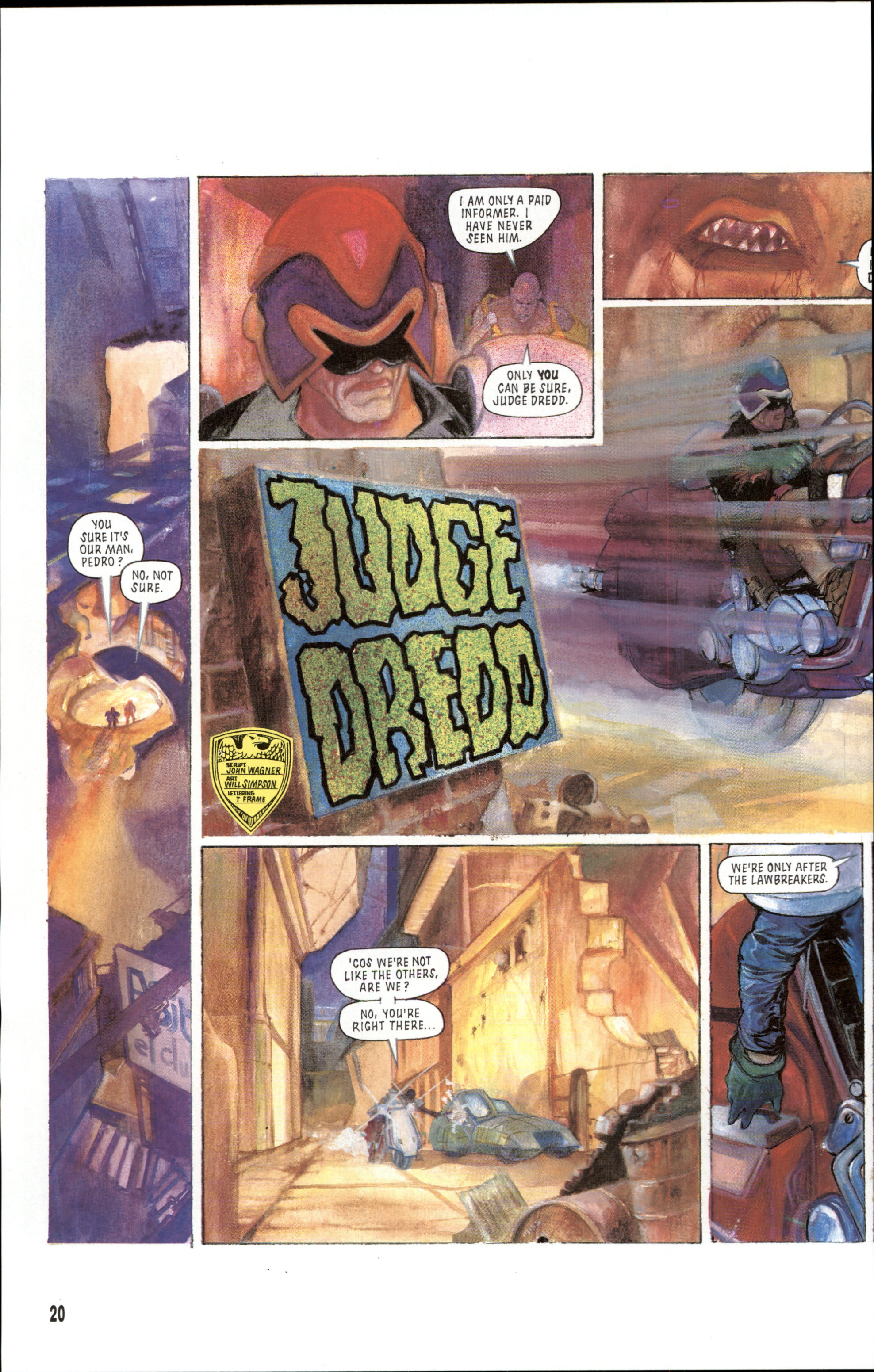 Read online Dredd Rules! comic -  Issue #7 - 22