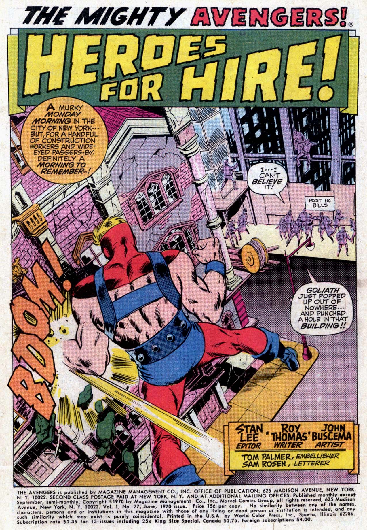 Read online The Avengers (1963) comic -  Issue #77 - 2