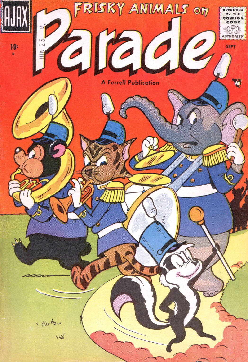 Read online Frisky Animals on Parade comic -  Issue #1 - 1