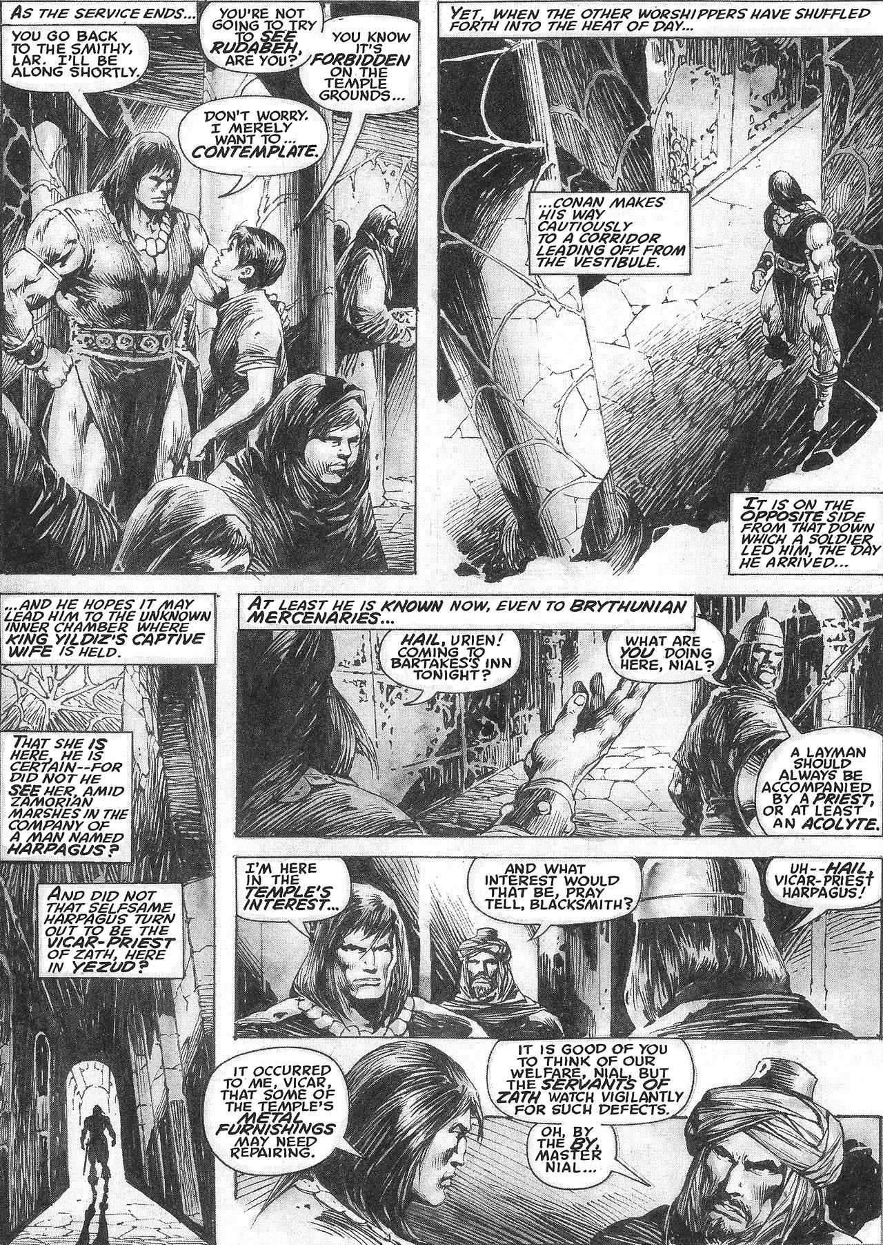 Read online The Savage Sword Of Conan comic -  Issue #209 - 7