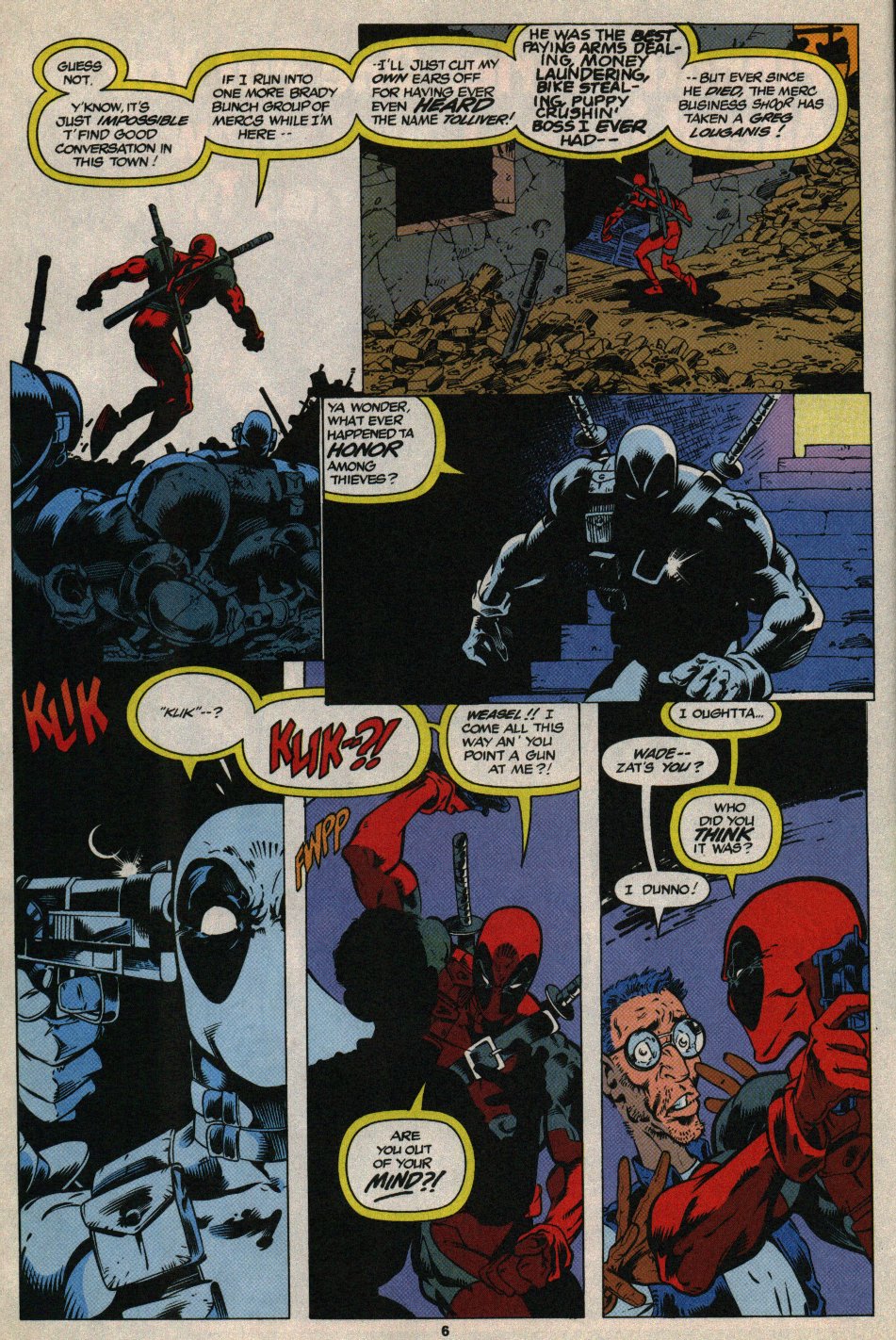 Read online Deadpool: The Circle Chase comic -  Issue #1 - 6