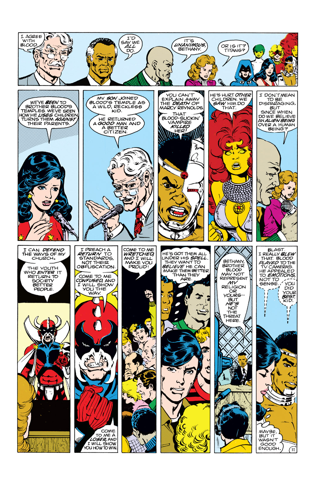 Read online The New Teen Titans (1980) comic -  Issue #40 - 12