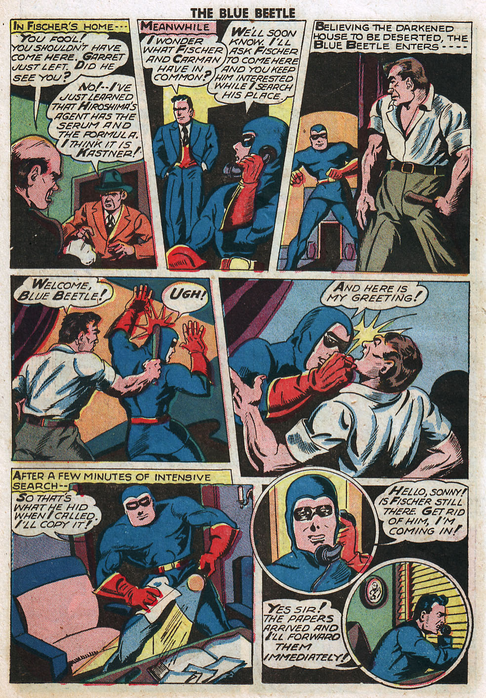 Read online The Blue Beetle comic -  Issue #33 - 20
