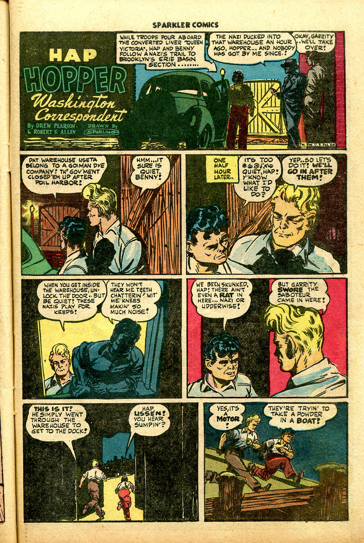 Read online Sparkler Comics comic -  Issue #35 - 41