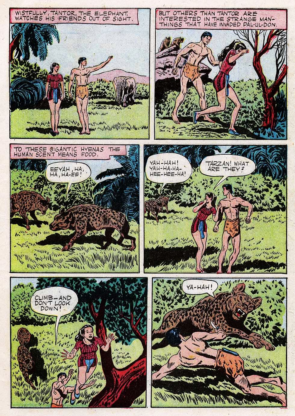 Read online Tarzan (1948) comic -  Issue #15 - 9