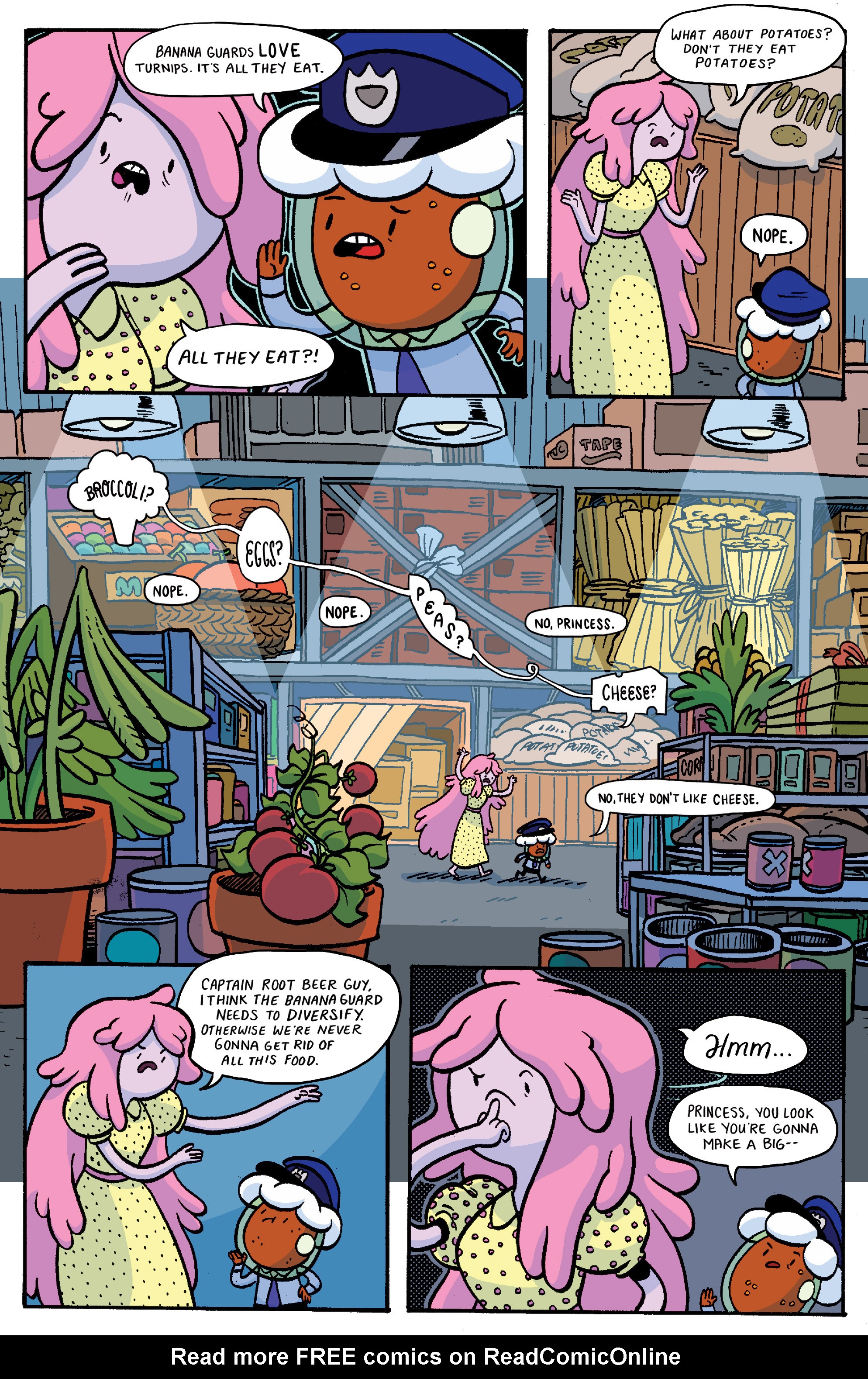 Read online Adventure Time: Banana Guard Academ comic -  Issue #1 - 5