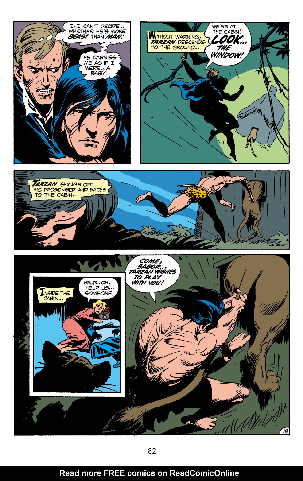 Read online Edgar Rice Burroughs' Tarzan The Joe Kubert Years comic -  Issue # TPB 1 (Part 1) - 82