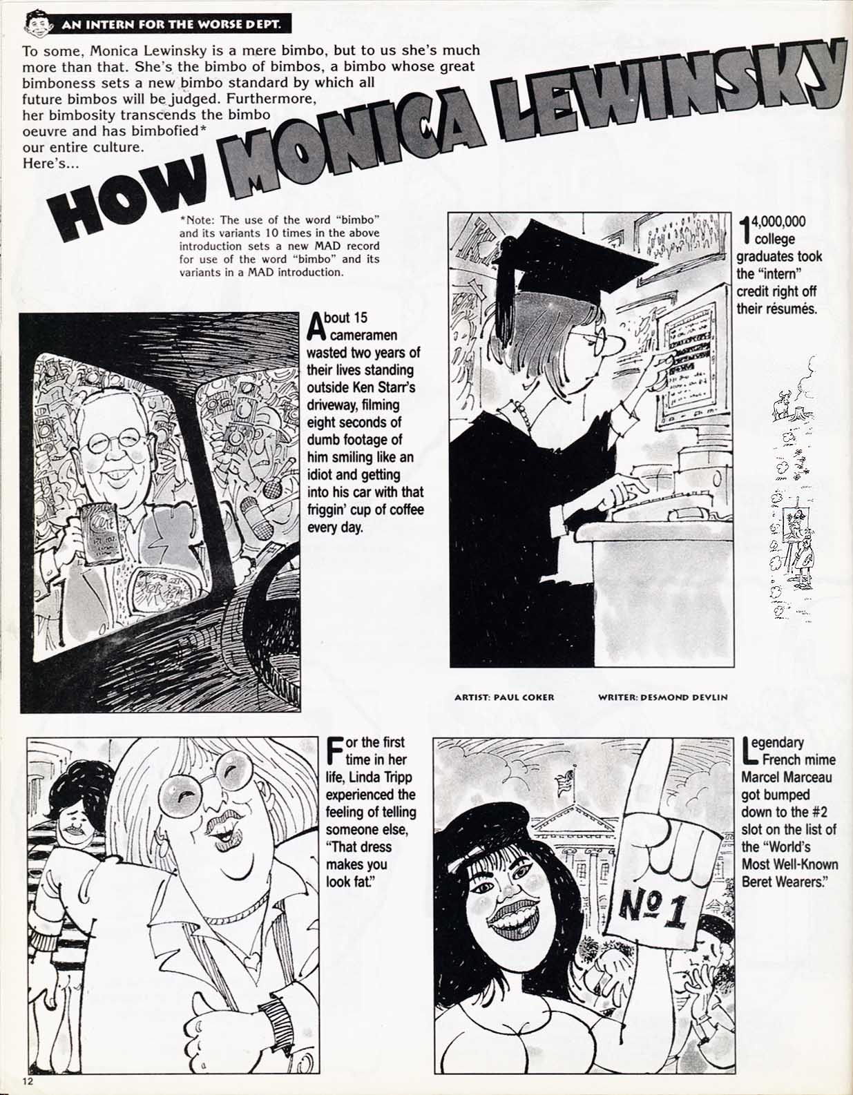 Read online MAD comic -  Issue #380 - 14