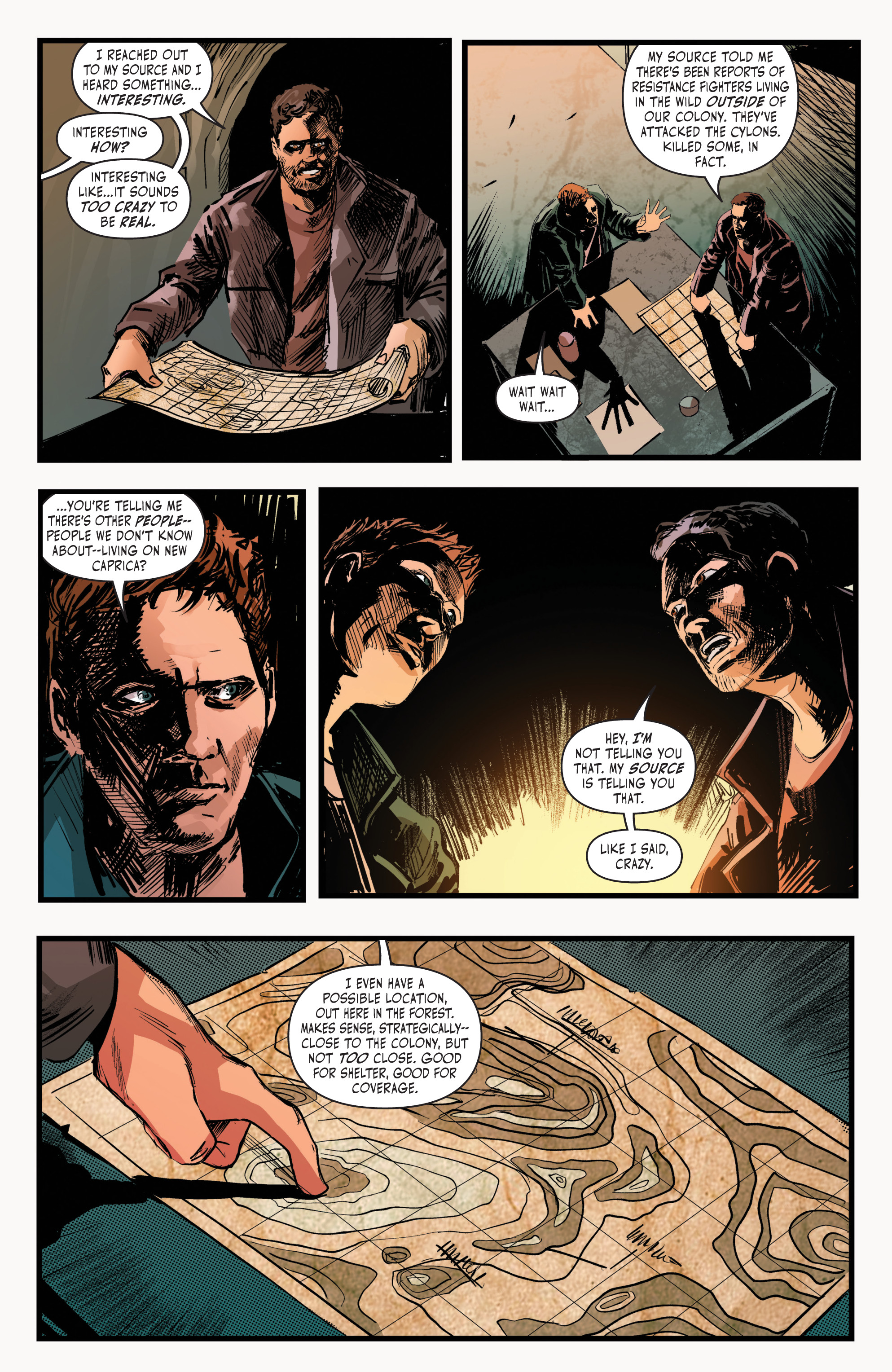 Read online Battlestar Galactica: Twilight Command comic -  Issue #1 - 15