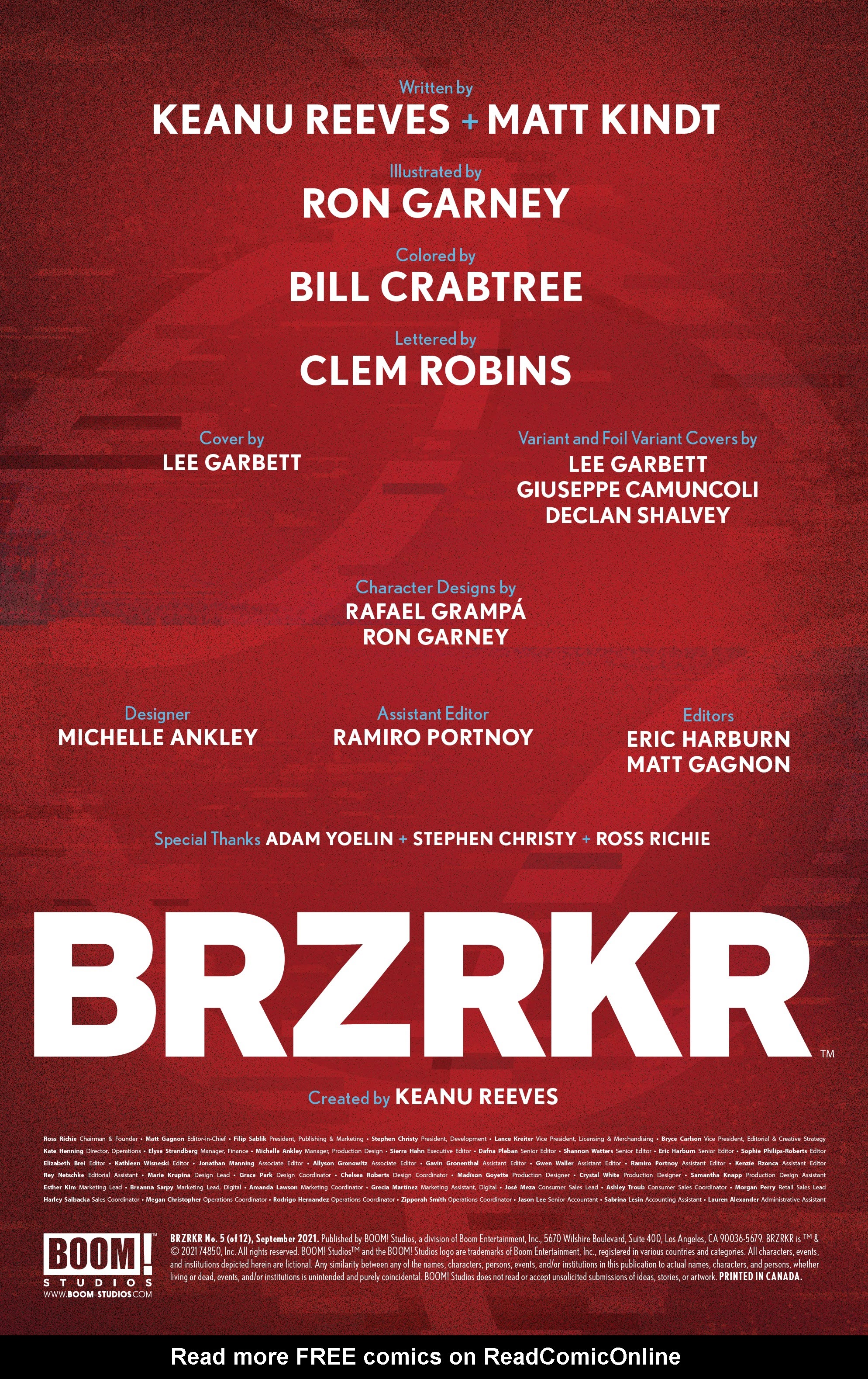 Read online BRZRKR comic -  Issue #5 - 2