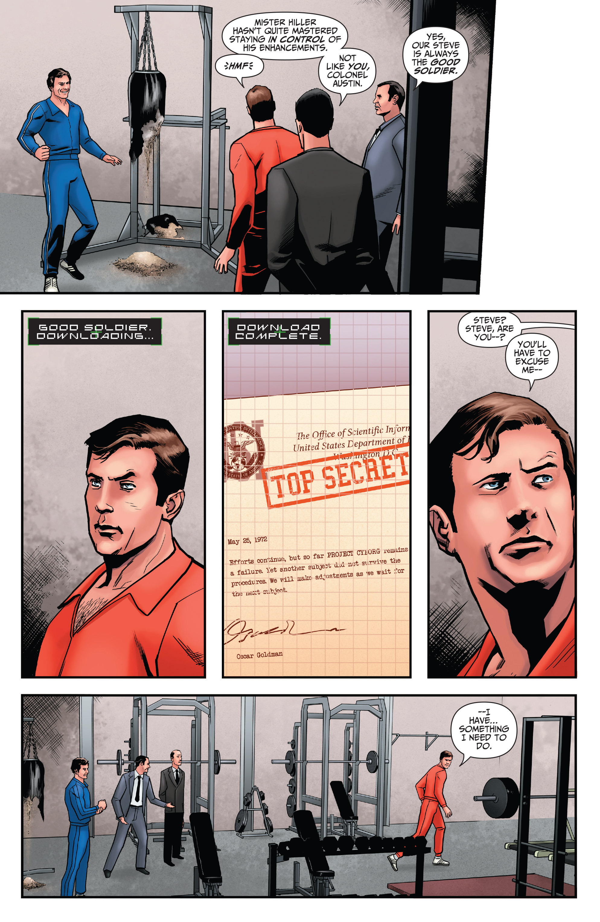 Read online The Six Million Dollar Man: Fall of Man comic -  Issue #1 - 14