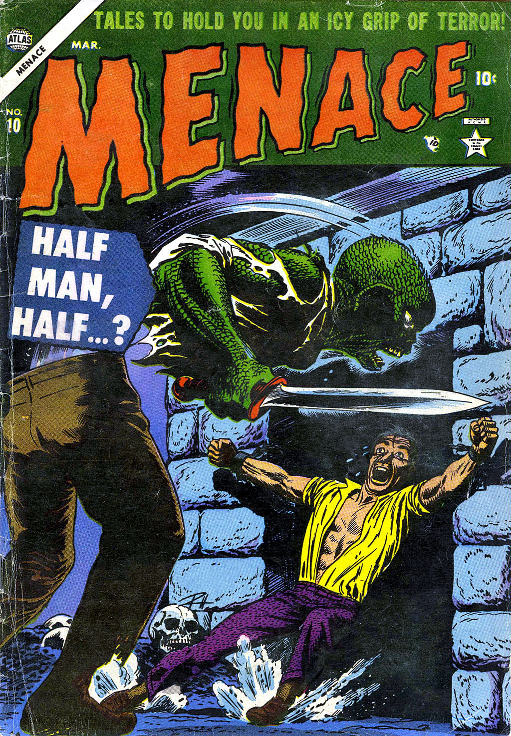 Read online Menace comic -  Issue #10 - 1